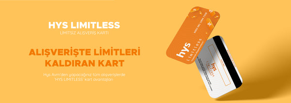 HYS Limitless Kart ile Alışverişte Limitleri Kaldırın