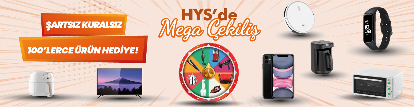 HYS'den Koşulsuz Şartsız Yüzlerce Hediye!