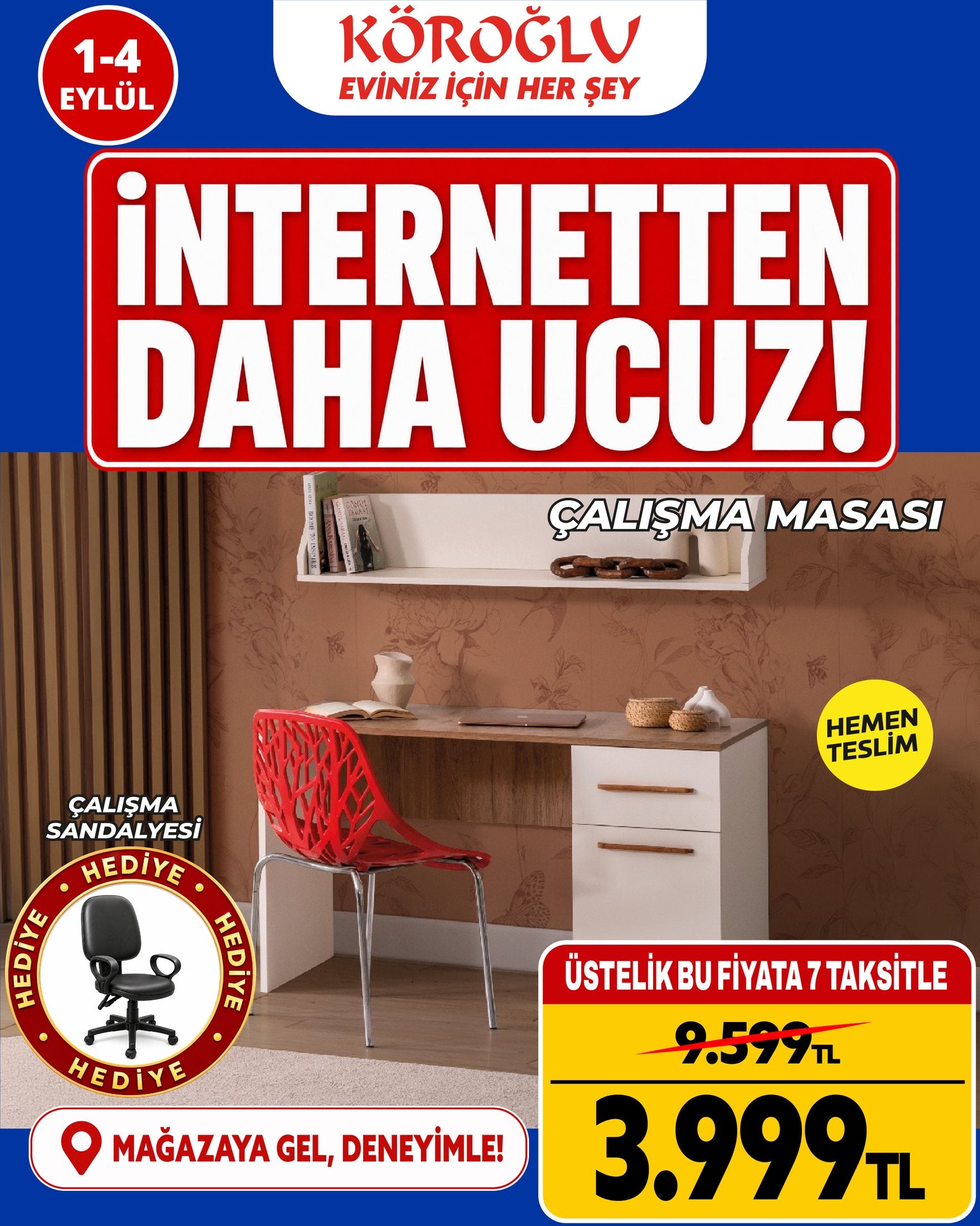 Çalışma Masası Ürün ana görseli