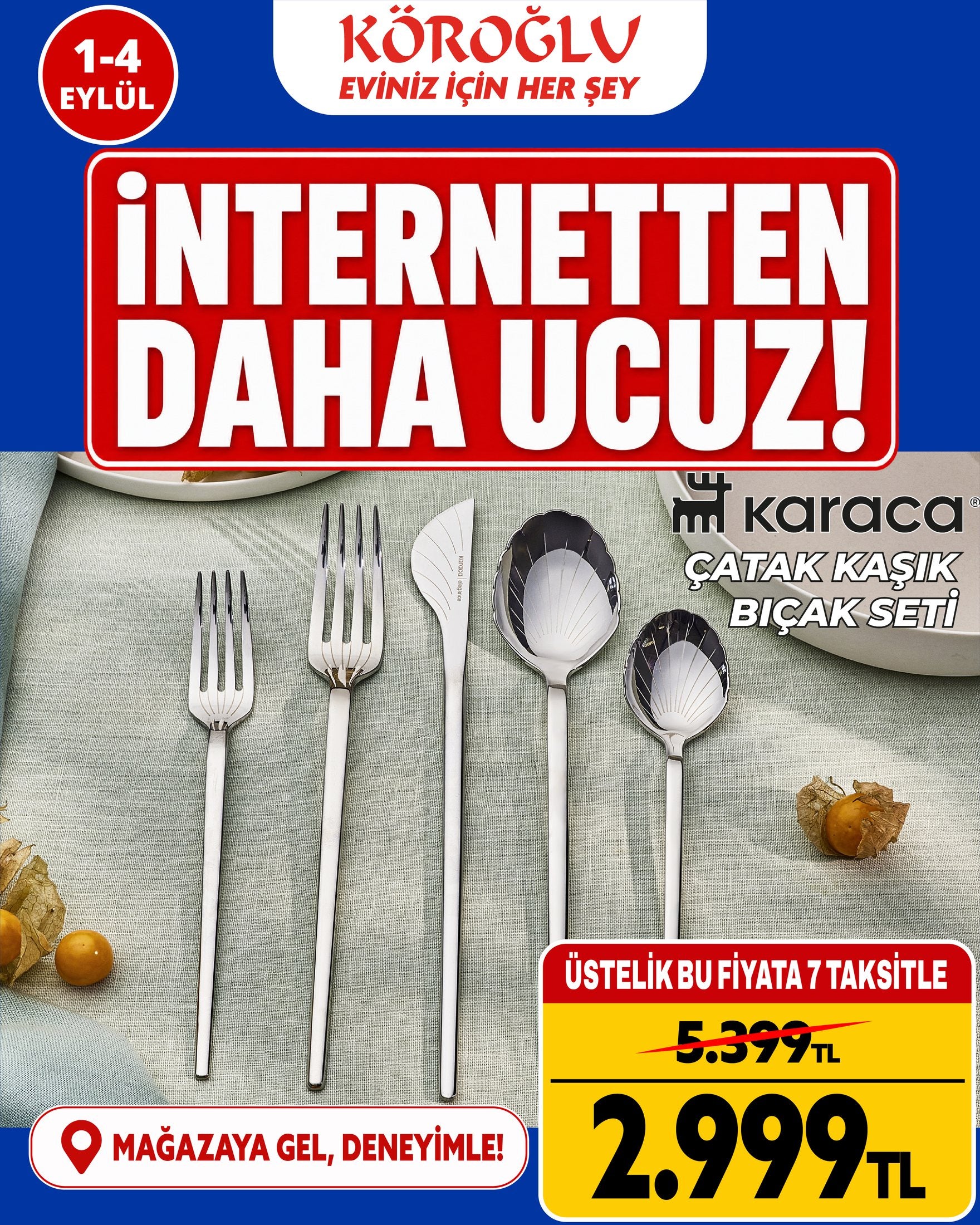 Karaca Çatal Kaşık Bıçak Seti Ürün ana görseli