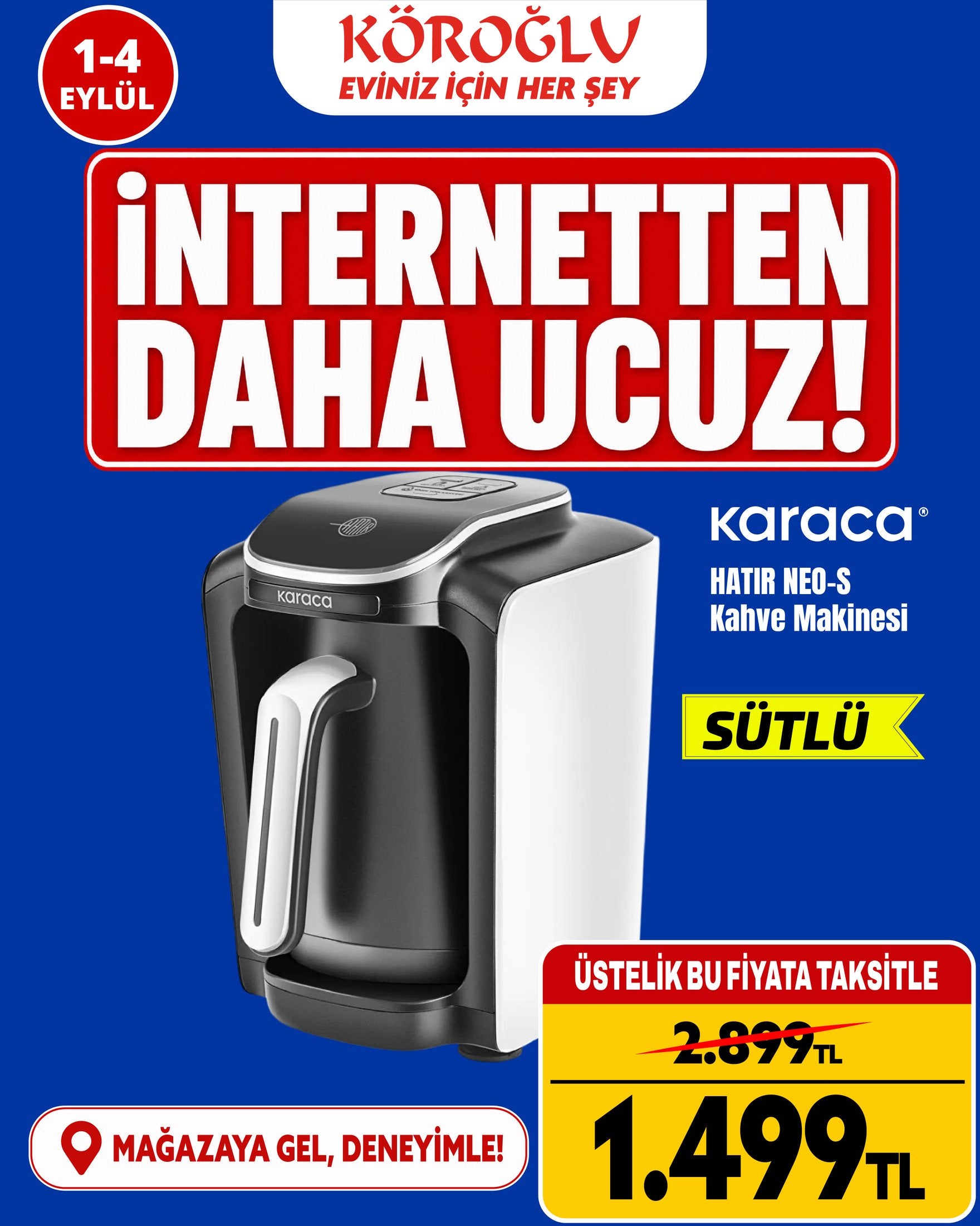 Karaca Hatır Neo Sütlü Kahve Makinesi