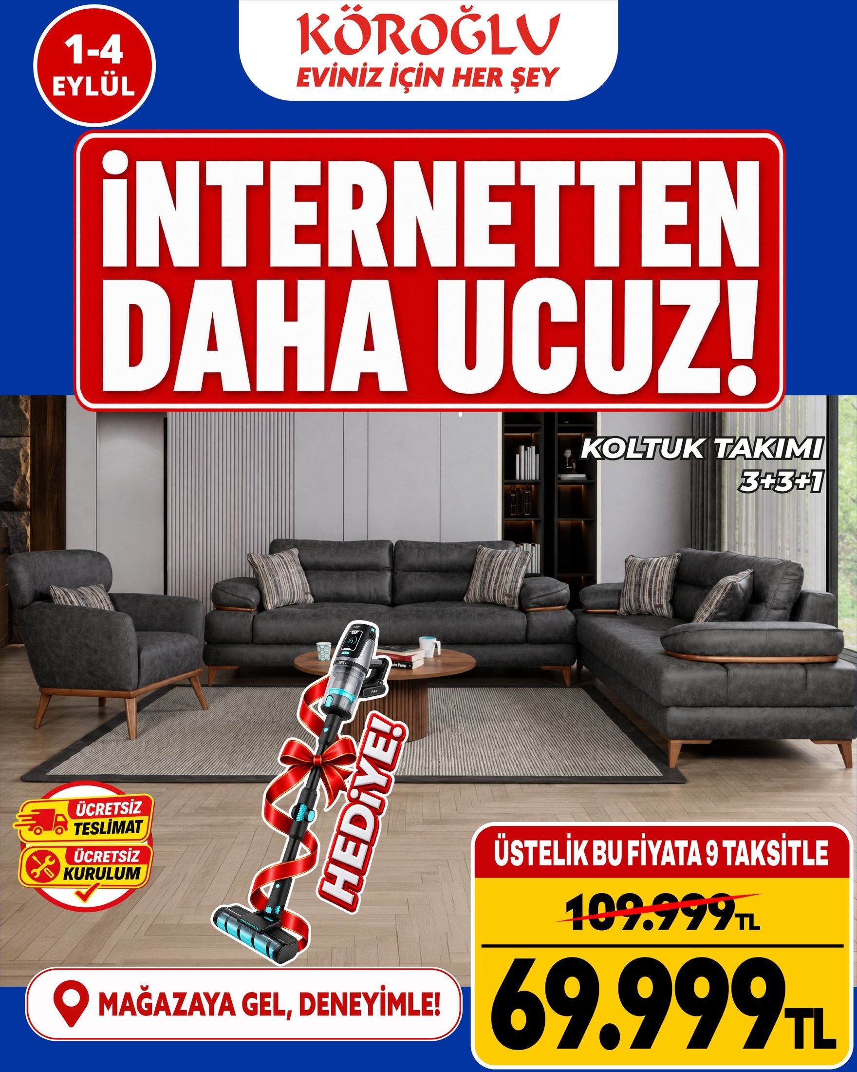 Koltuk Takımı 3+3+1