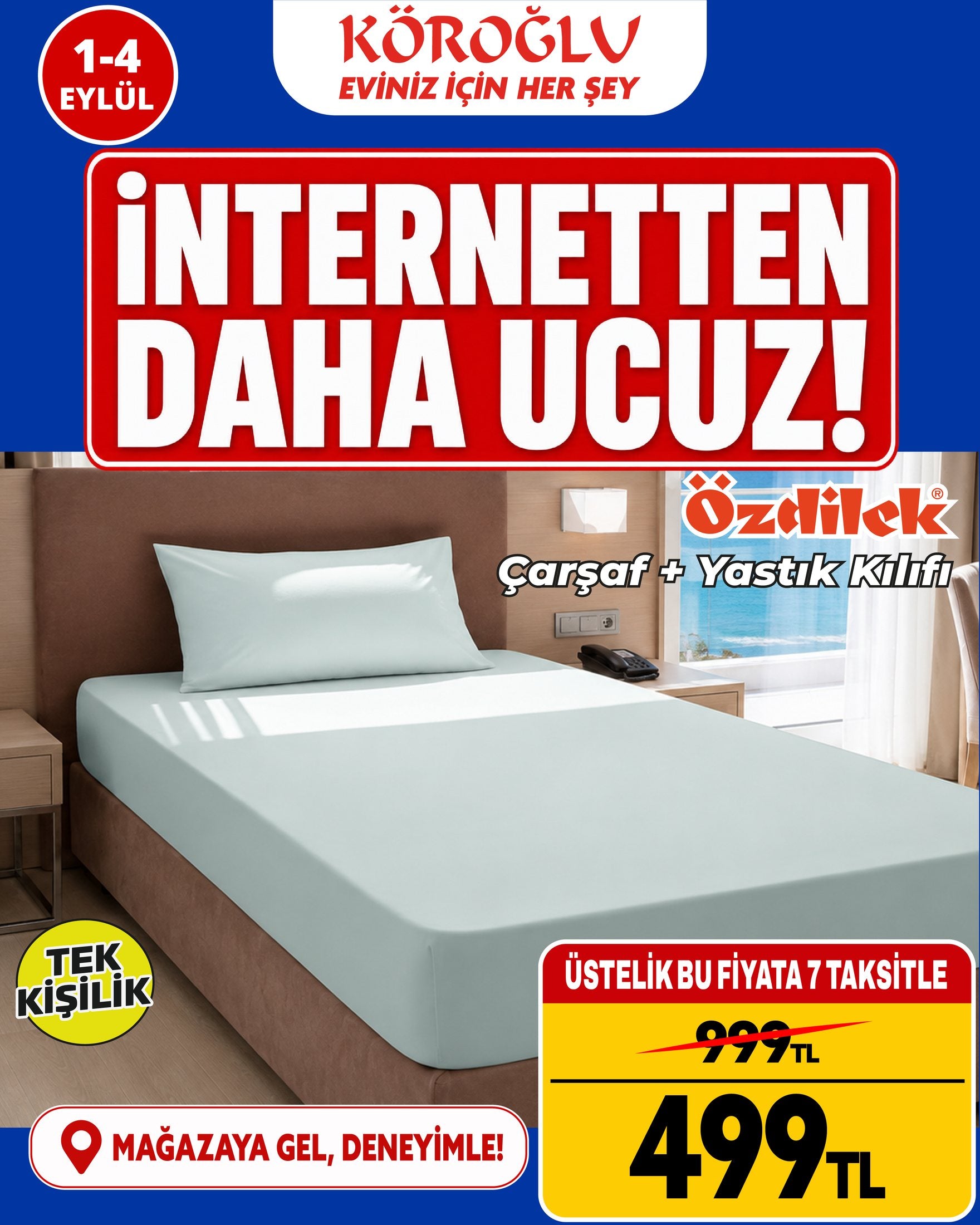 Özdilek Çarşaf ve Yastık Kılıfı Tek Kişilik