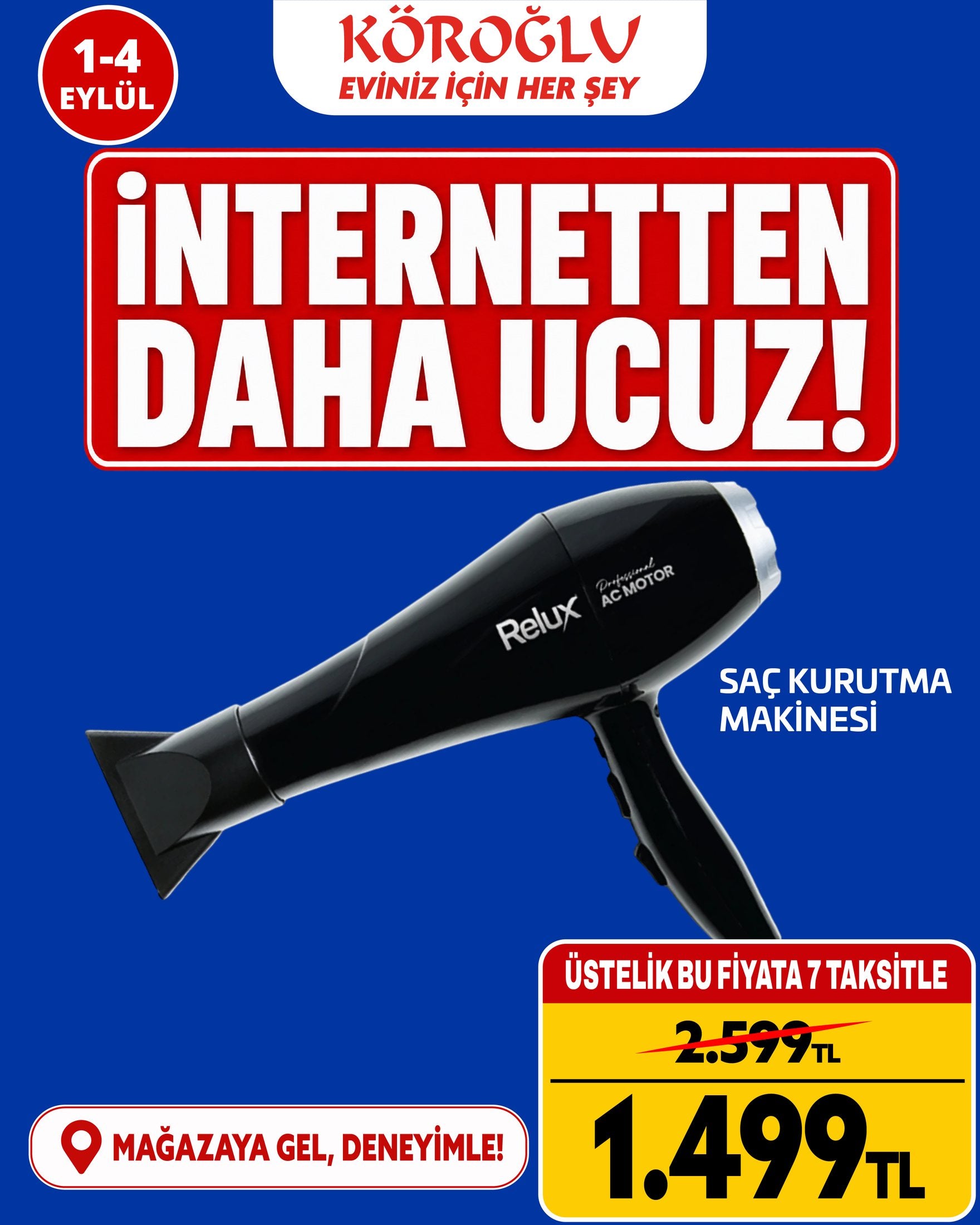 Relux Saç Kurutma Makinesi