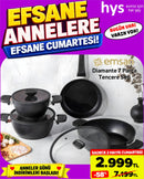 Emsan Diamante 7 Parça Tencere Seti