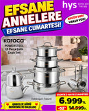 Karaca Powersteel 15 Parça Çelik Çeyiz Seti