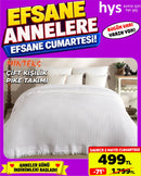 Minteks Çift Kişilik Pike Takımı
