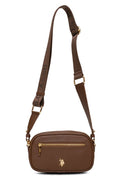 US POLO ASSN A.Kahve Kadın Çapraz Çantası