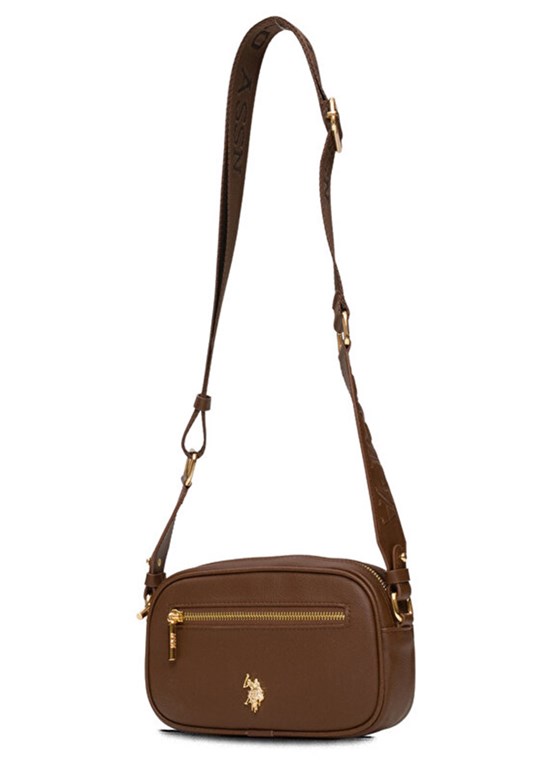 US POLO ASSN A.Kahve Kadın Çapraz Çantası