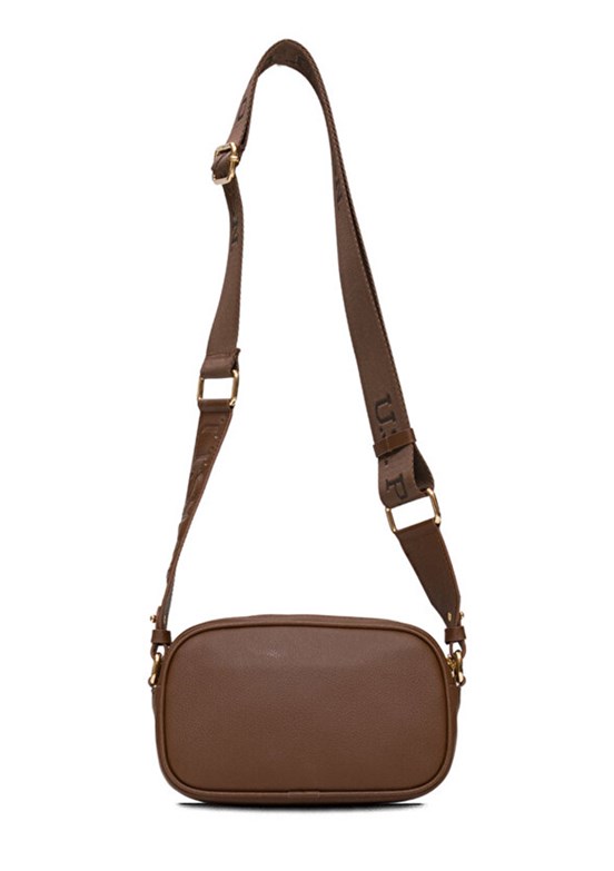 US POLO ASSN A.Kahve Kadın Çapraz Çantası