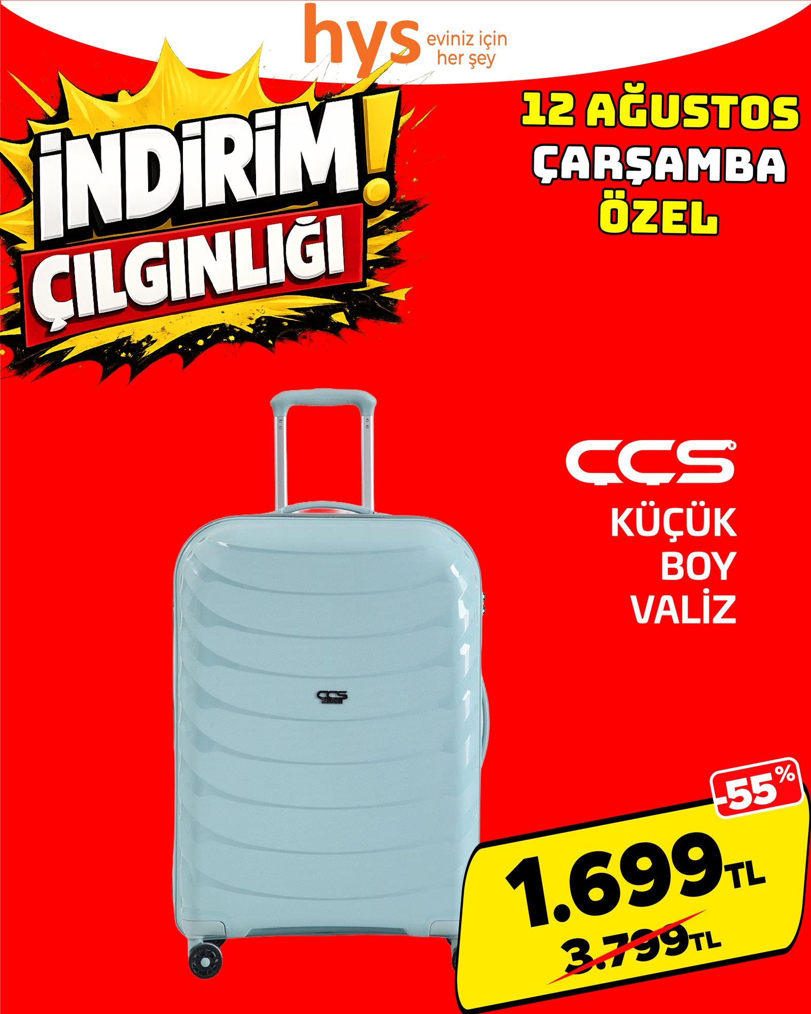 CCS Küçük Boy Valiz