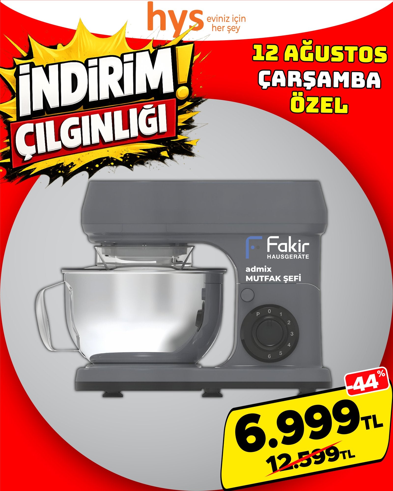 Fakir Admix Mutfak Şefi