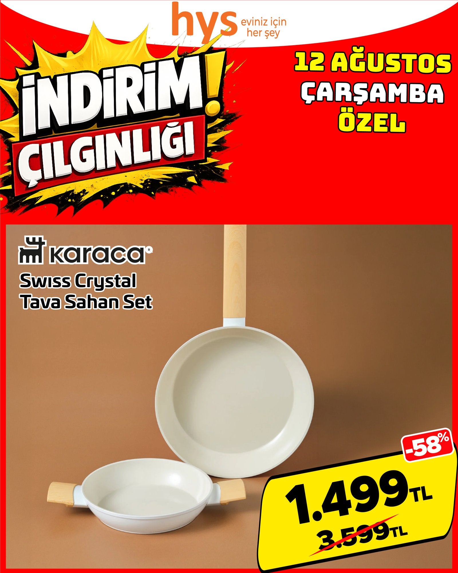Karaca Swiss Crystal Tava Sahan Seti