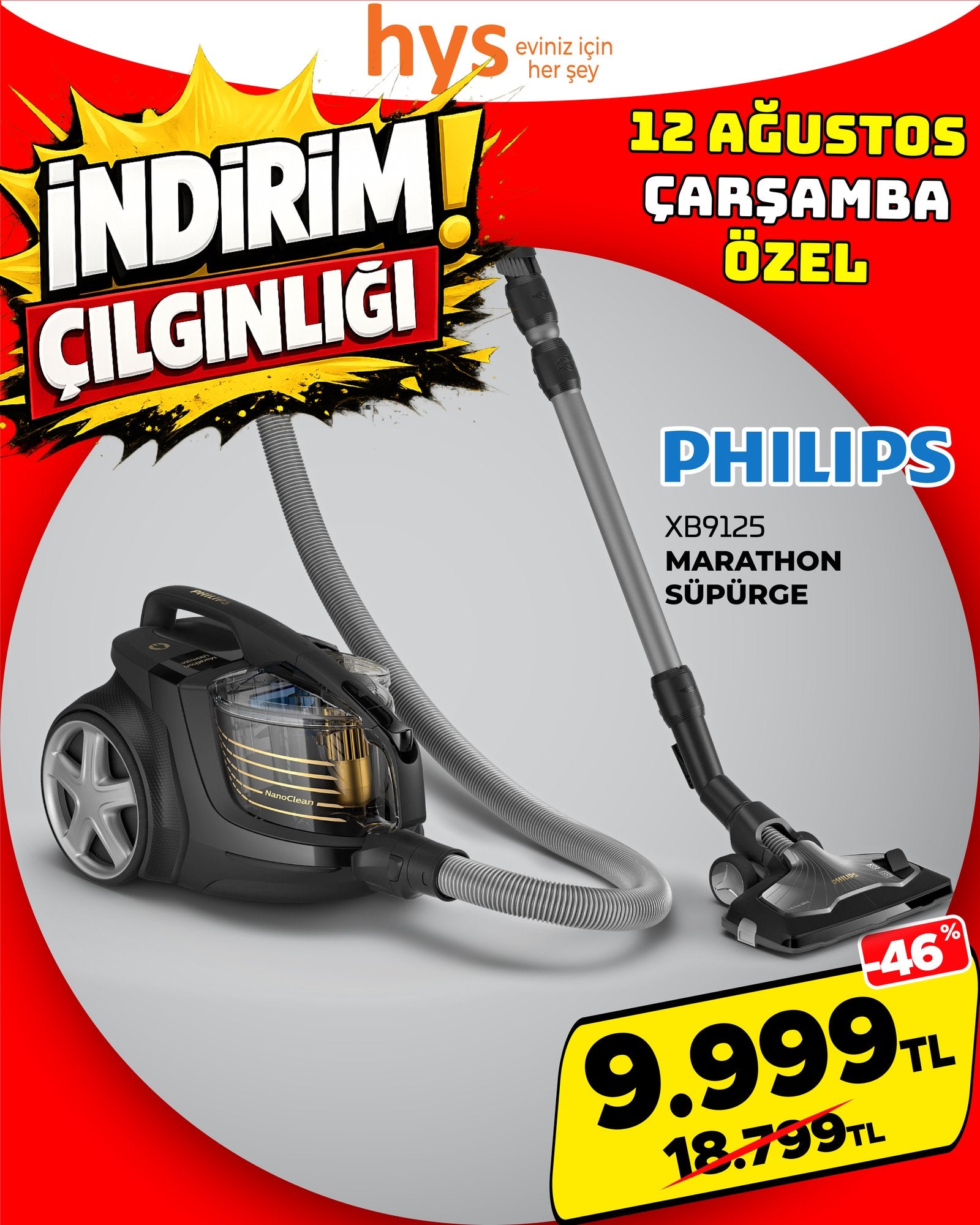Philips XB9125 Marathon Süpürge