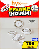 10 Parça Kahvaltı Takımı