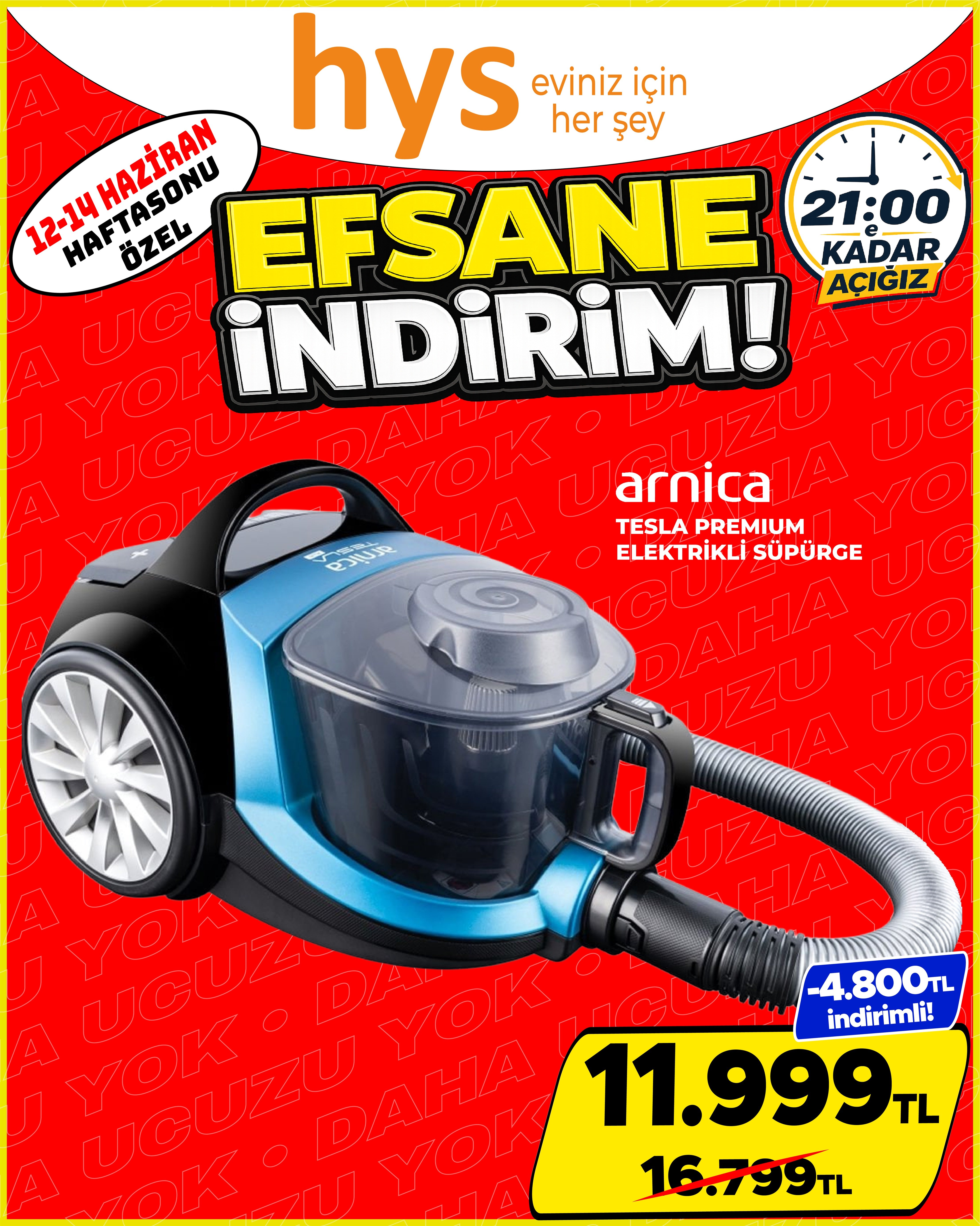 Arnica Tesla Premium Elektrikli Süpürge Ürün ana görseli