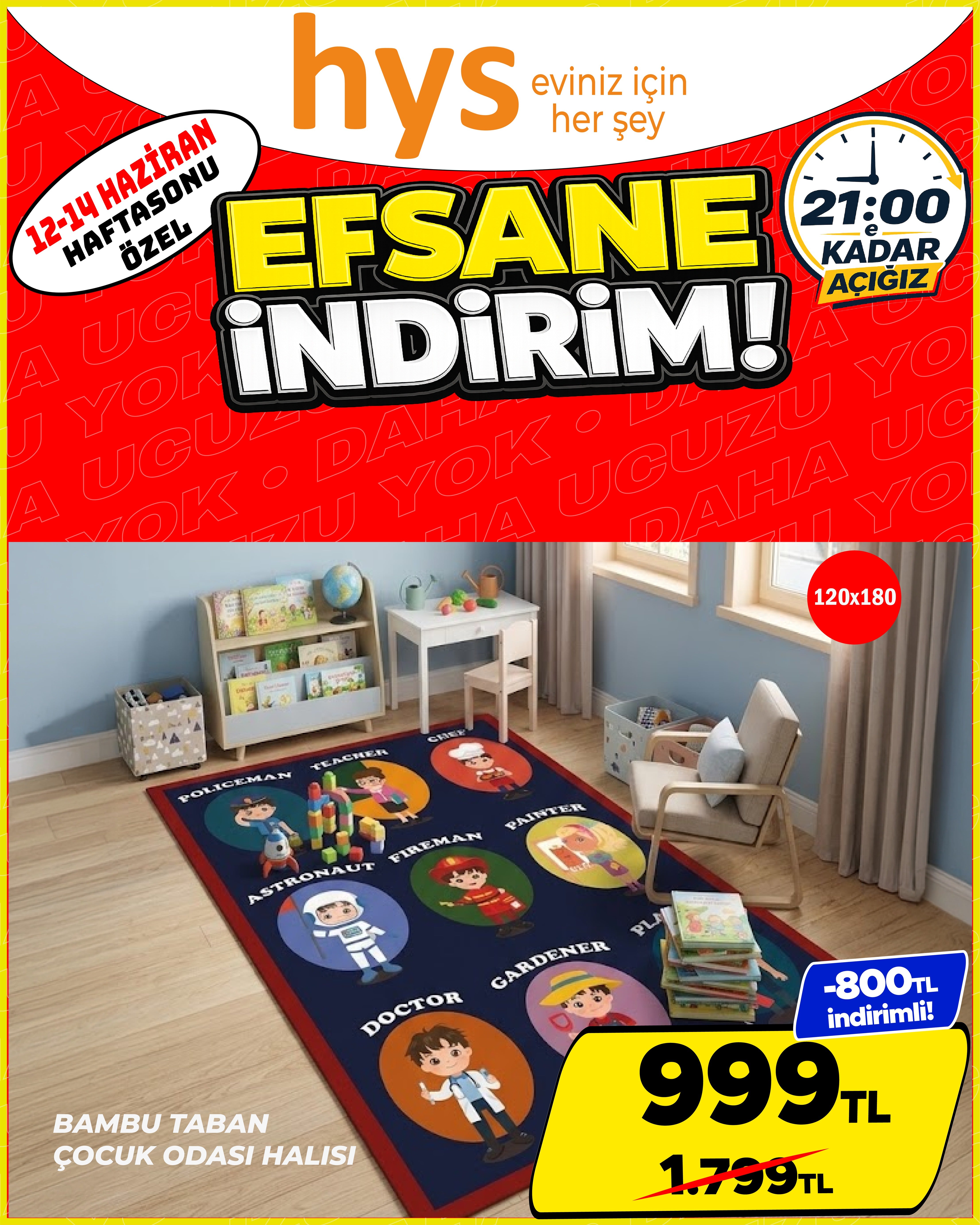 Çocuk Odası Halısı Ürün ana görseli