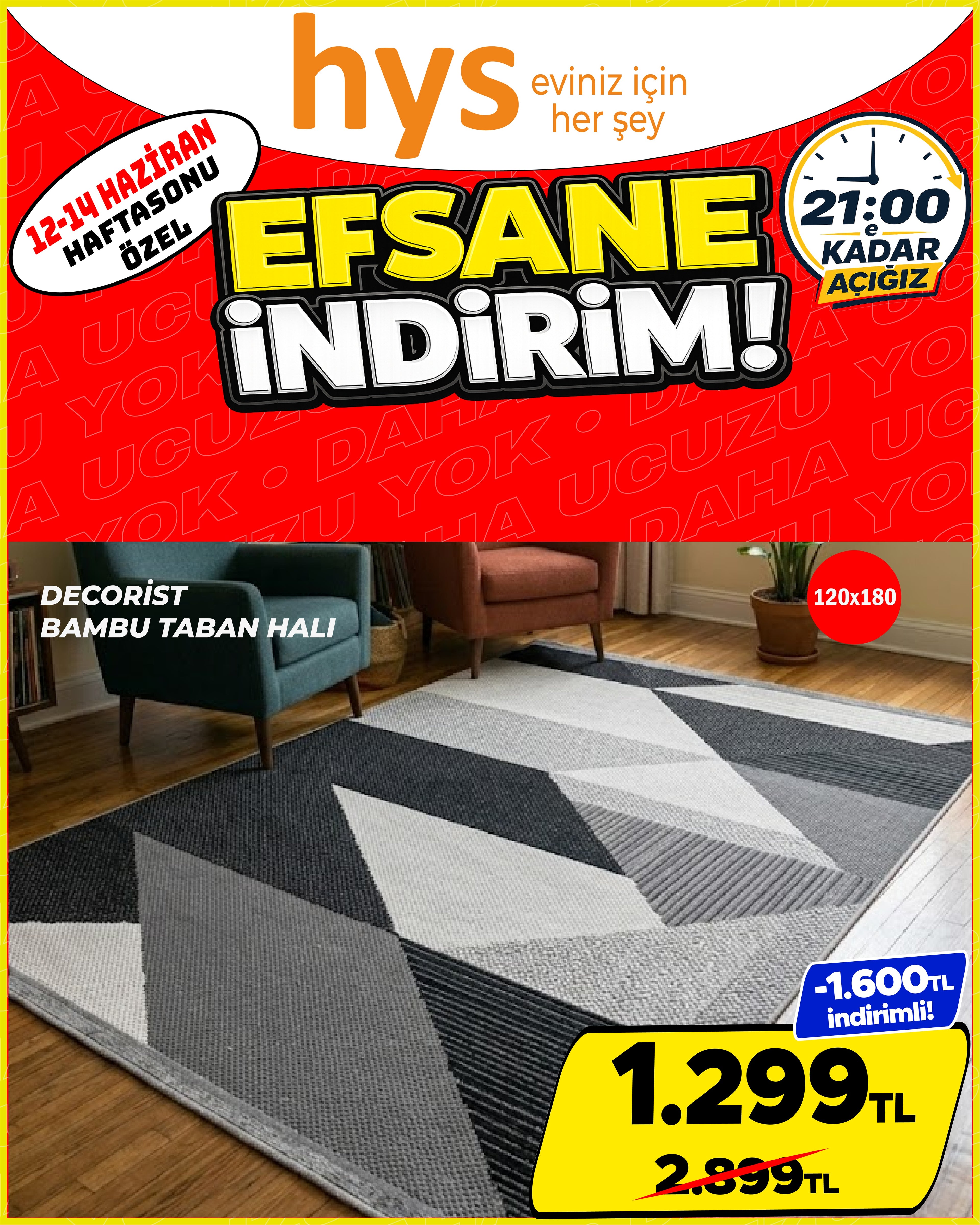 Decorist Bambu Taban Halısı