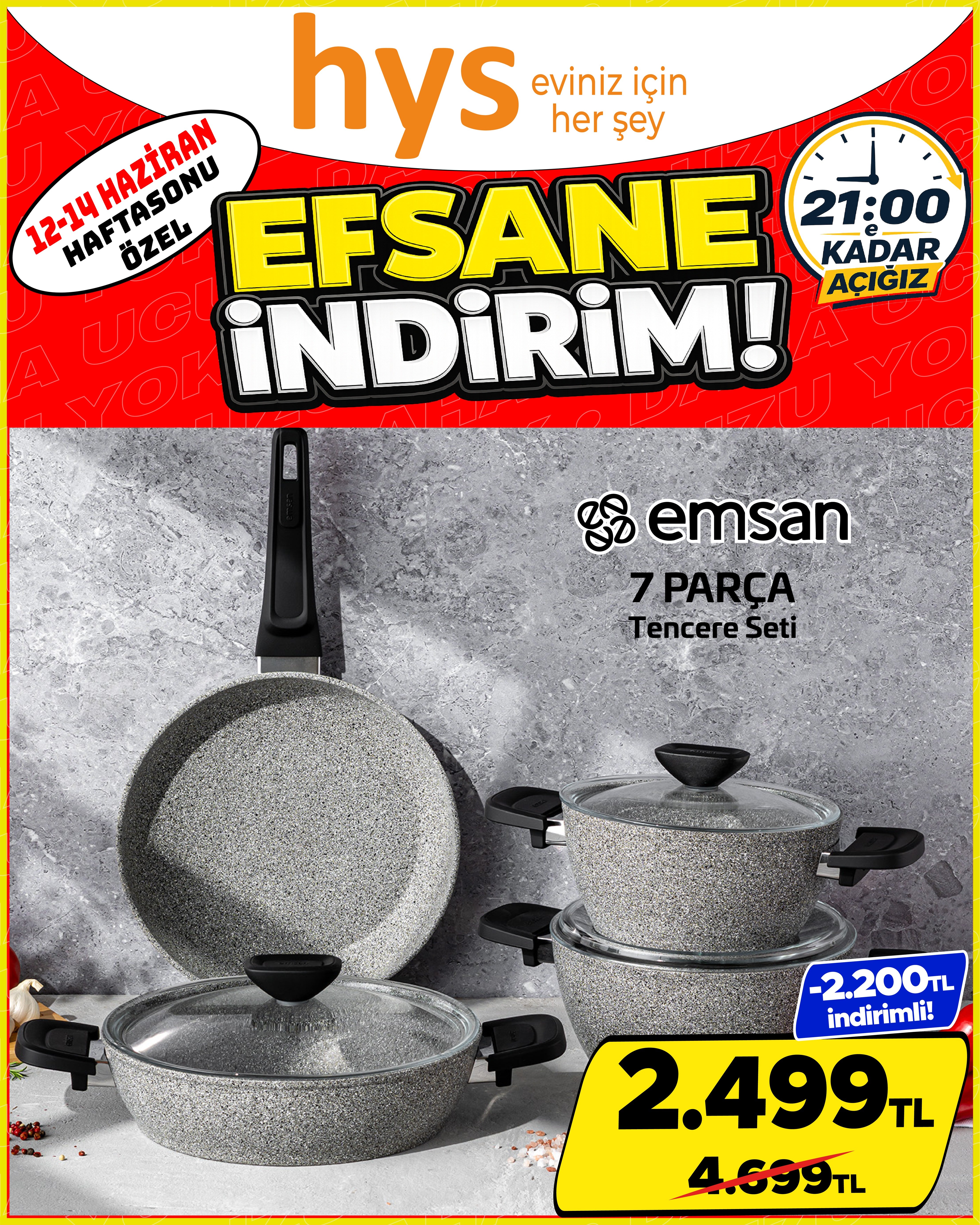 Emsan 7 Parça Tencere Seti Ürün ana görseli