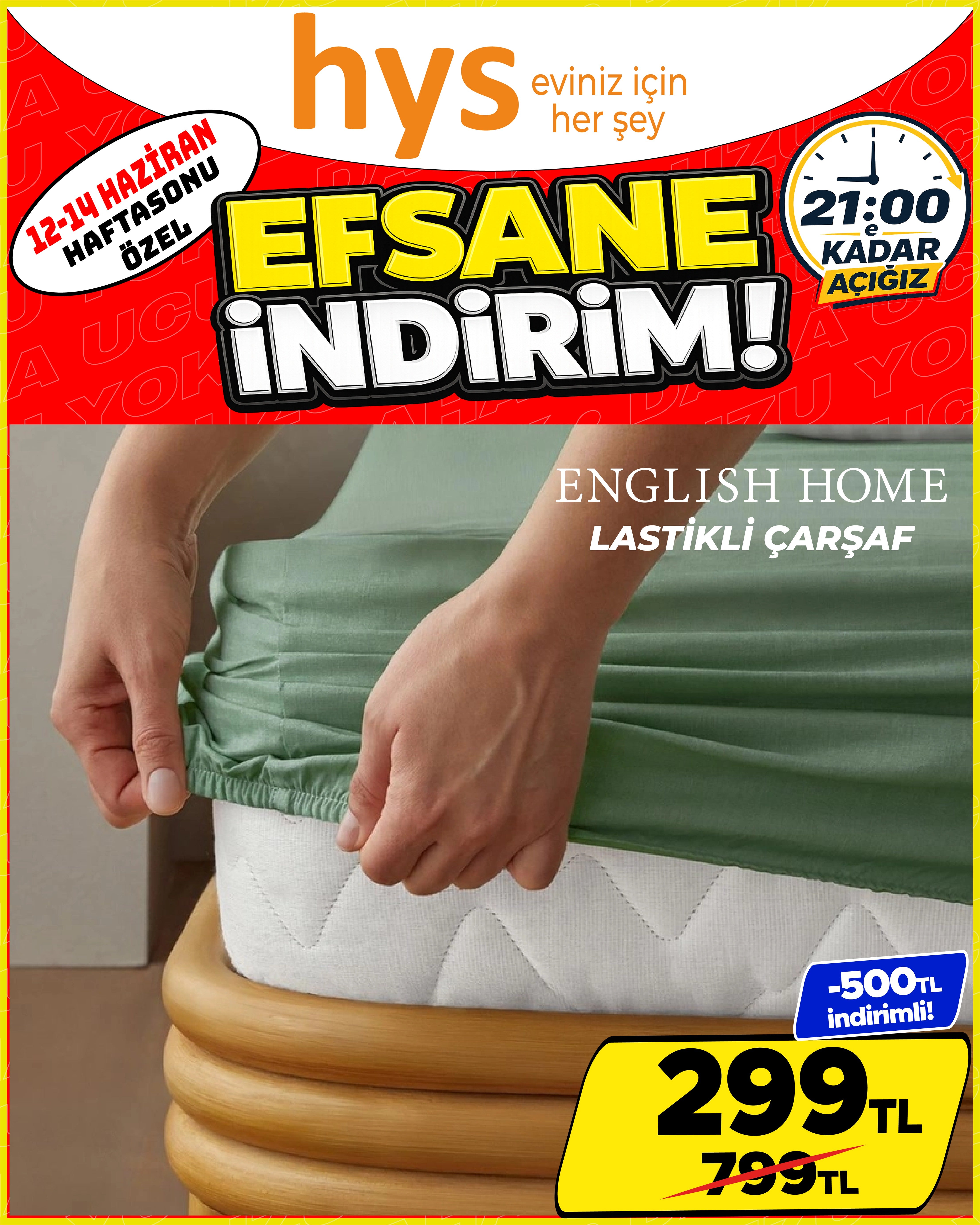 English Home Lastikli Çarşaf Ürün ana görseli