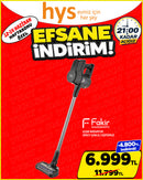 Fakir 6158 Inovator Dikey Şarjlı Süpürge