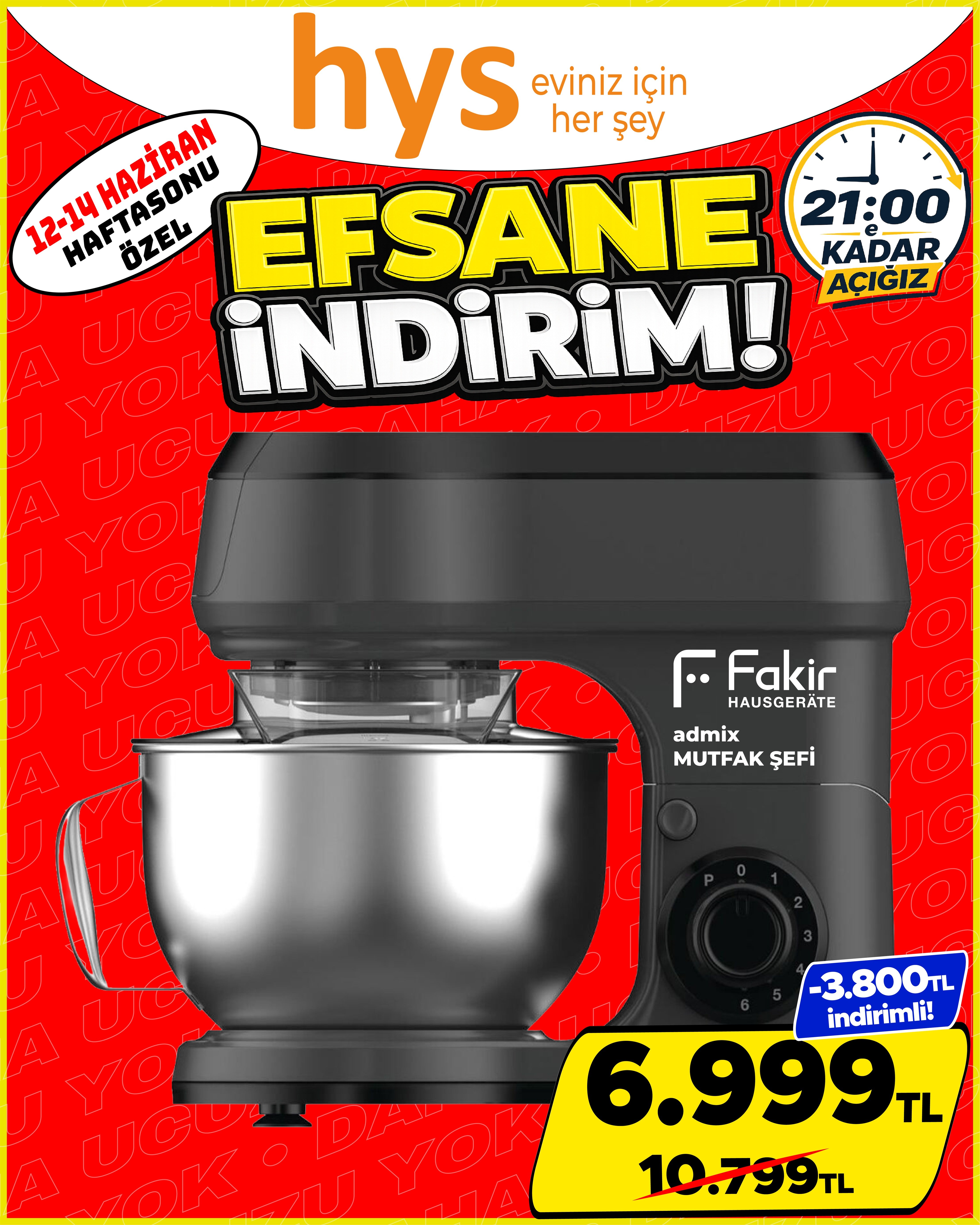 Fakir Admix Mutfak Şefi Ürün ana görseli