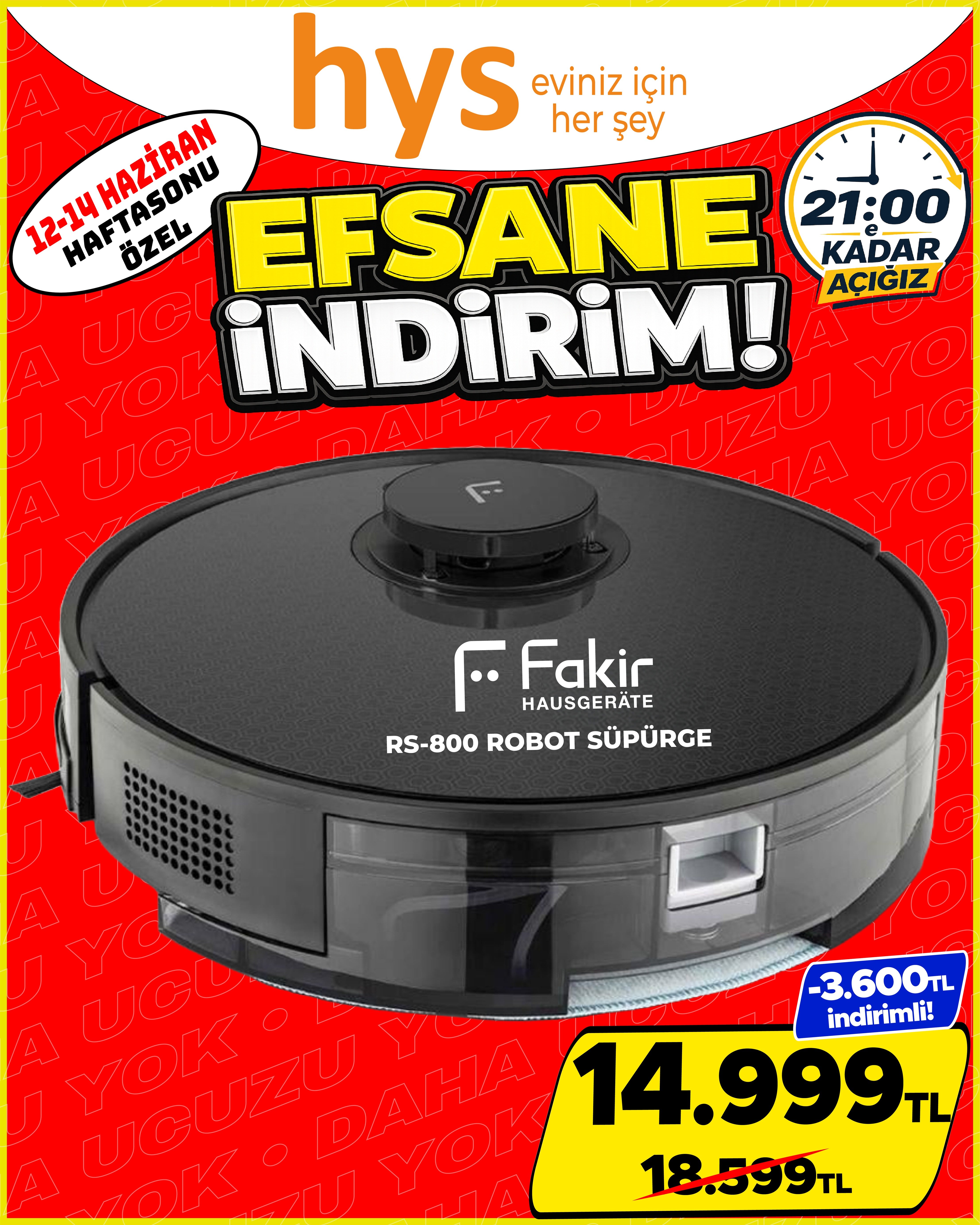 Fakir RS-800 Robot Süpürge Ürün ana görseli