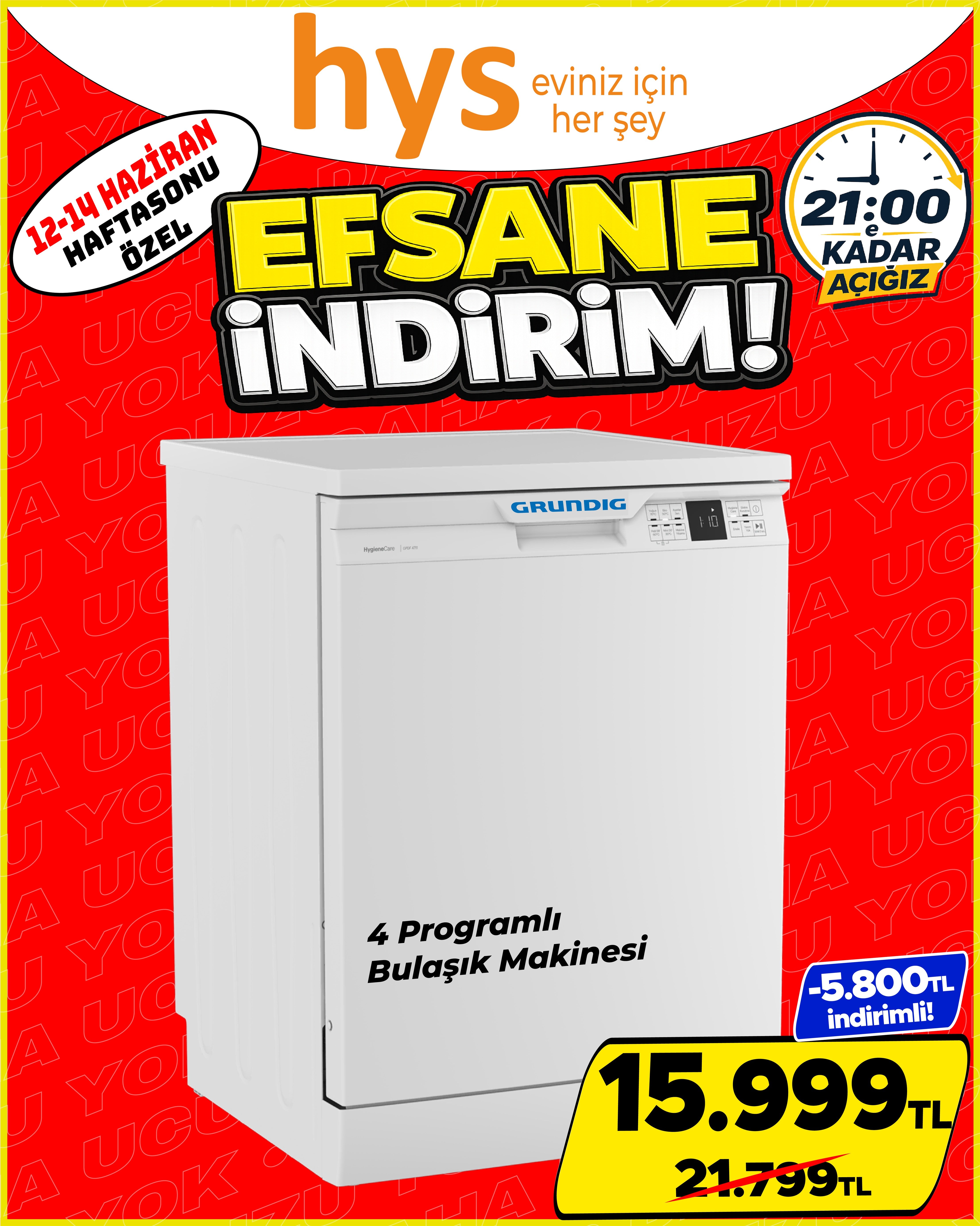 Grundig 4 Programlı Bulaşık Makinesi Ürün ana görseli