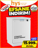 Grundig 4 Programlı Bulaşık Makinesi