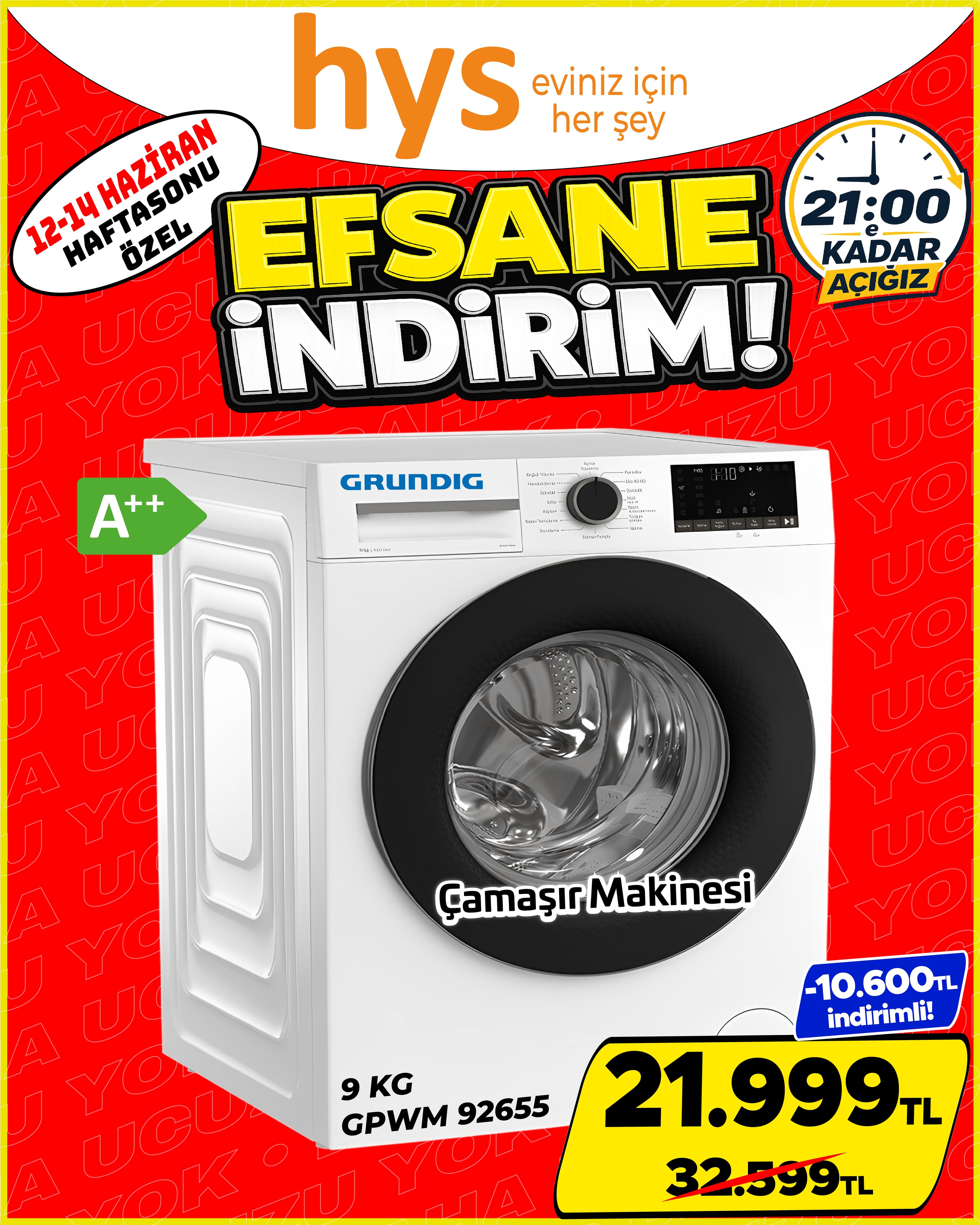 Grundig GPWM 92655 Çamaşır Makinesi
