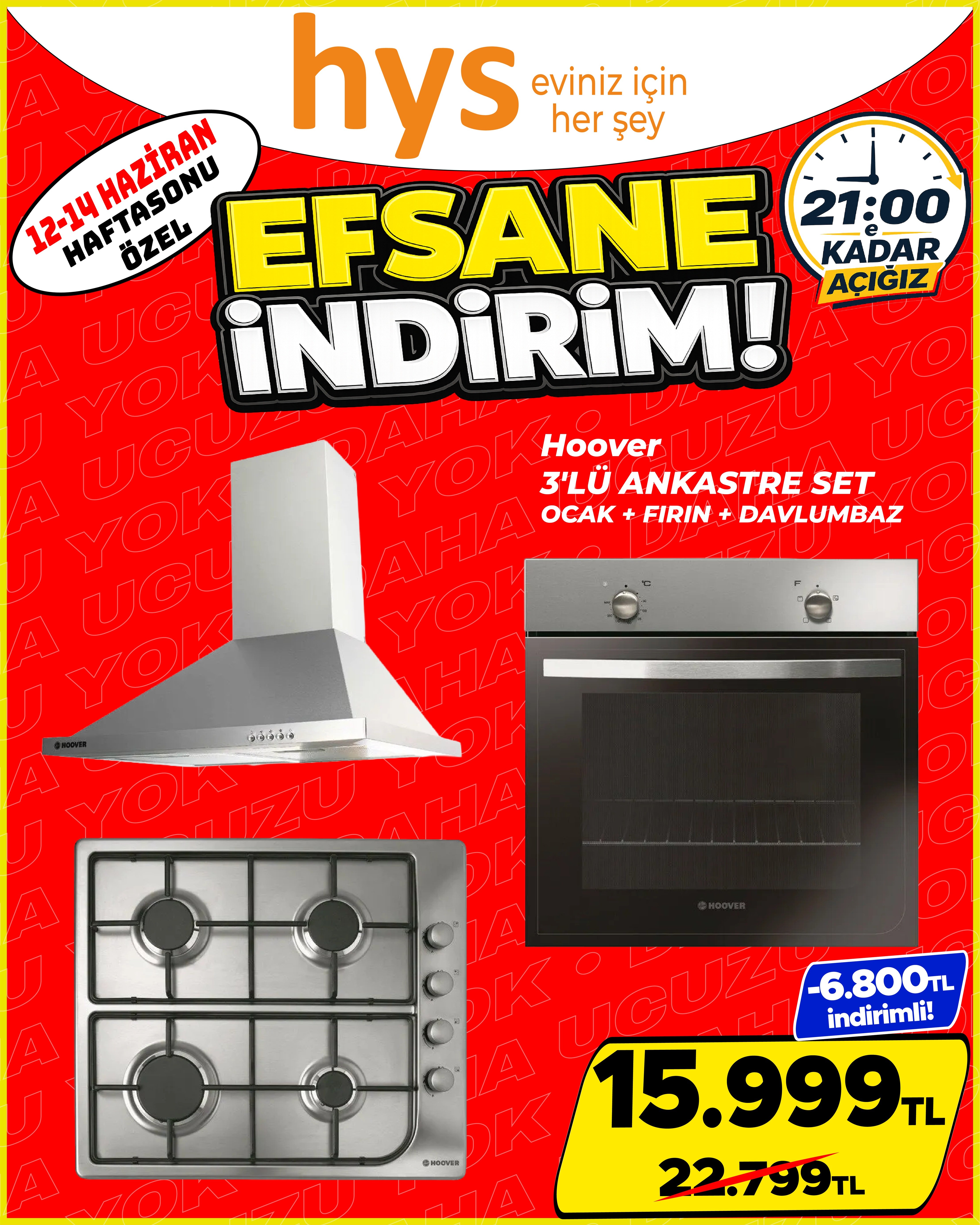 Hoover 3lü Ankastre Set Ürün ana görseli