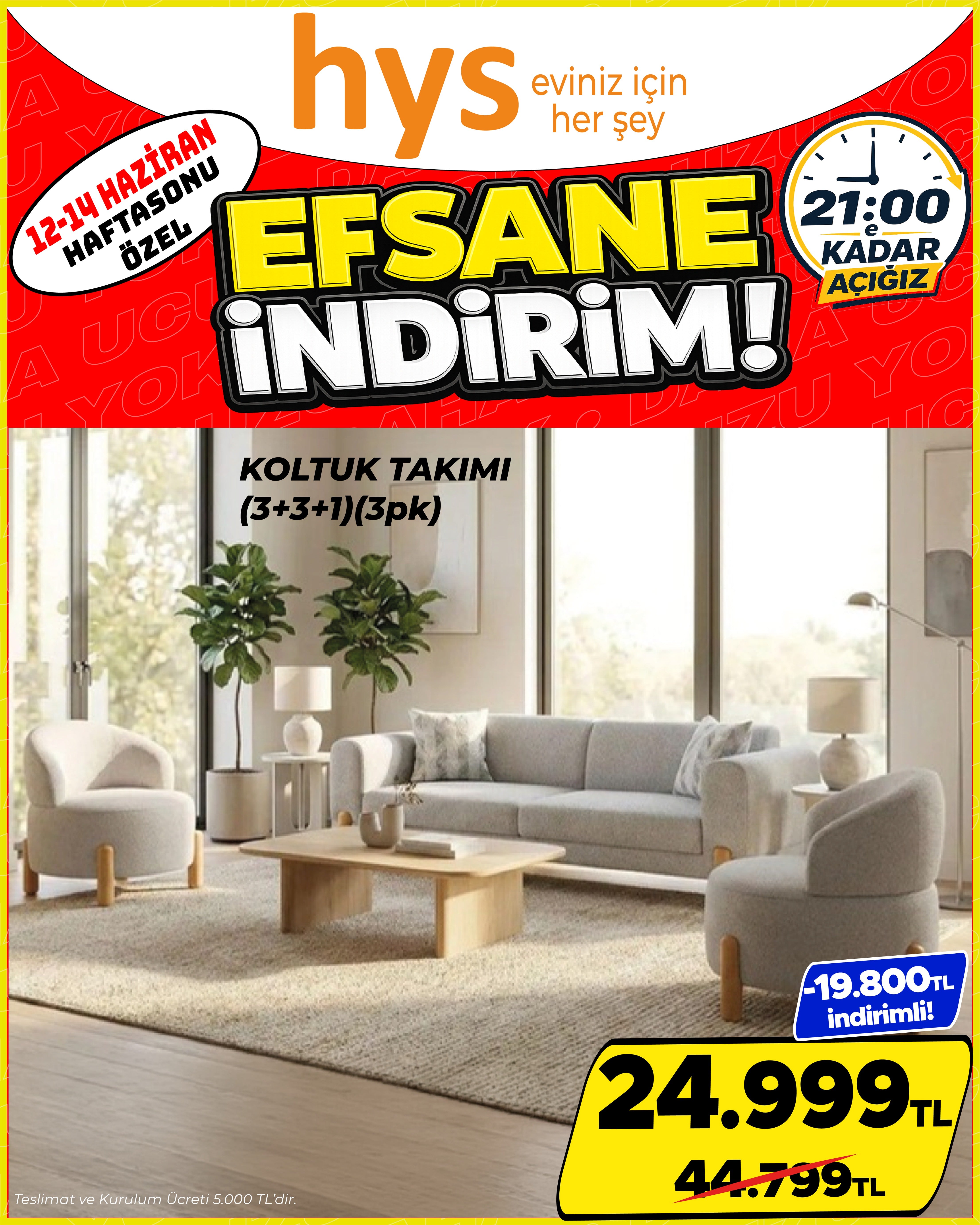 Koltuk Takımı 3+3+1 Ürün ana görseli