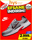 Nike Spor Ayakkabı Gri Kırmızı