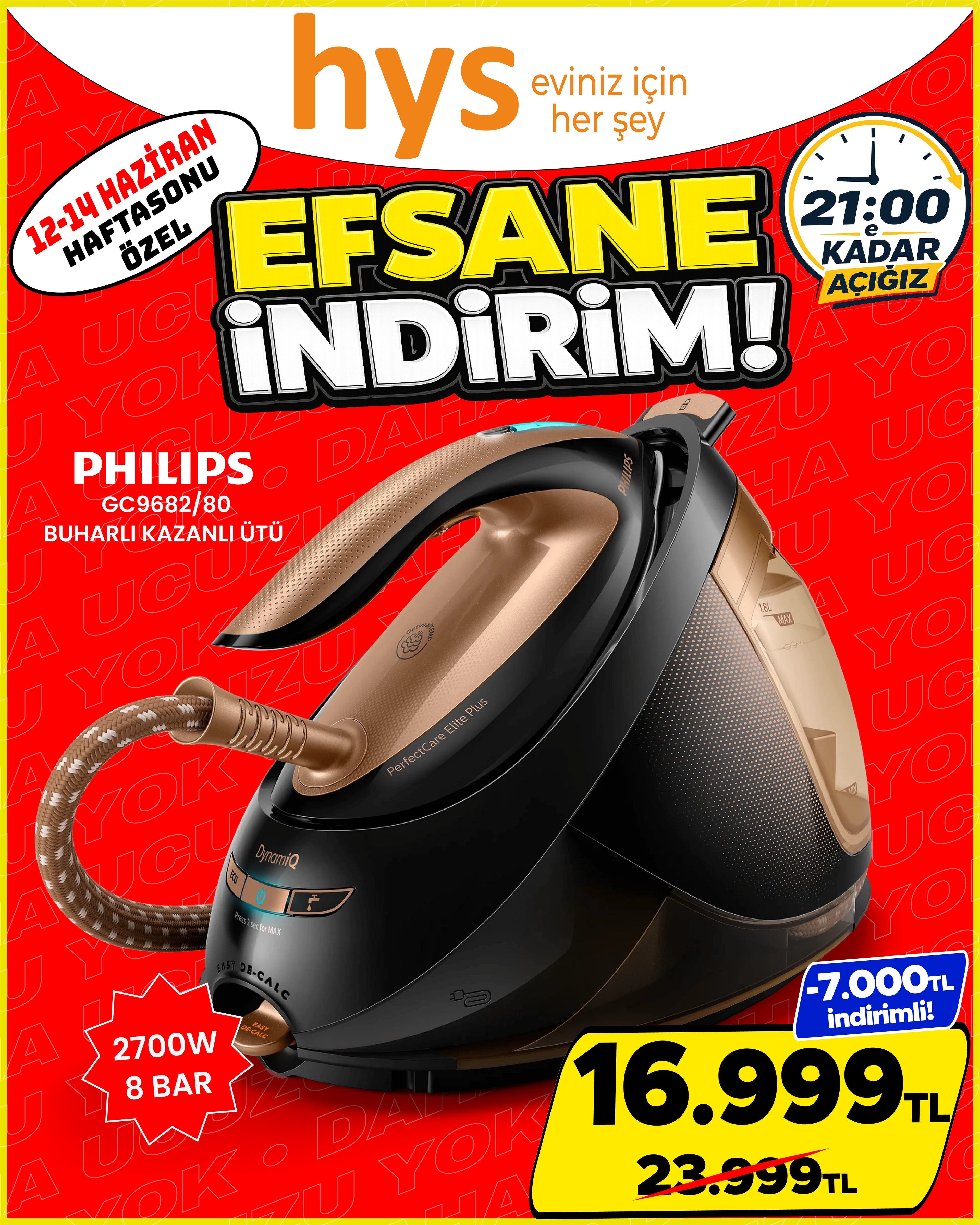 Philips GC9682/80 Buharlı Kazanlı Ütü