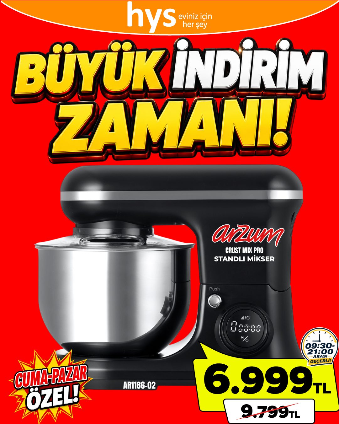 Arzum Stand Mikseri Ürün ana görseli