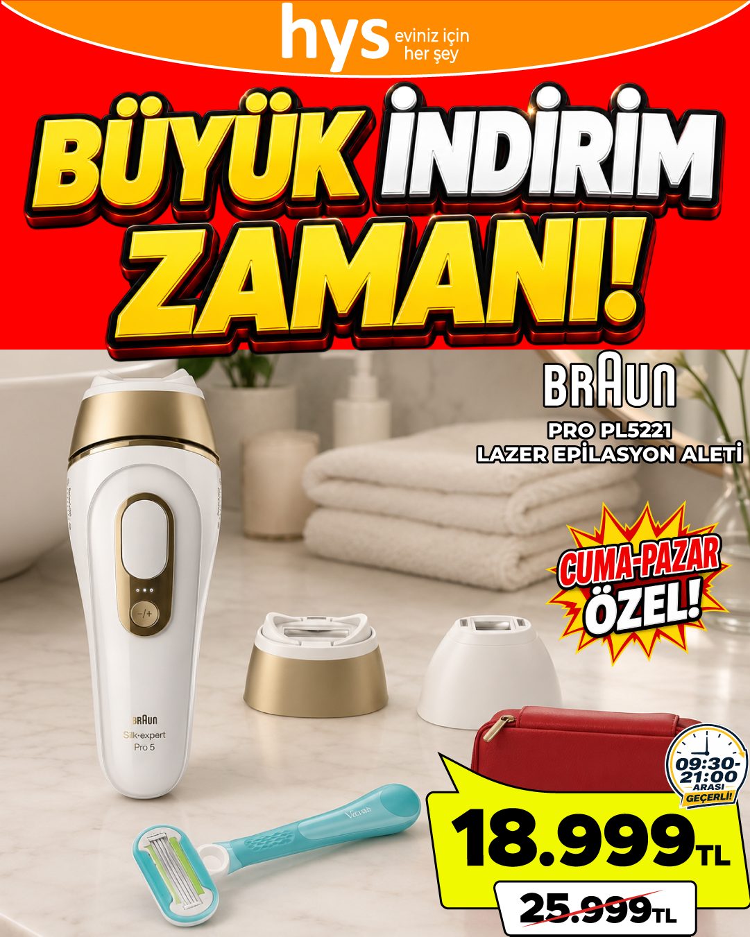 Braun Lazer Epilasyon Aleti Ürün ana görseli