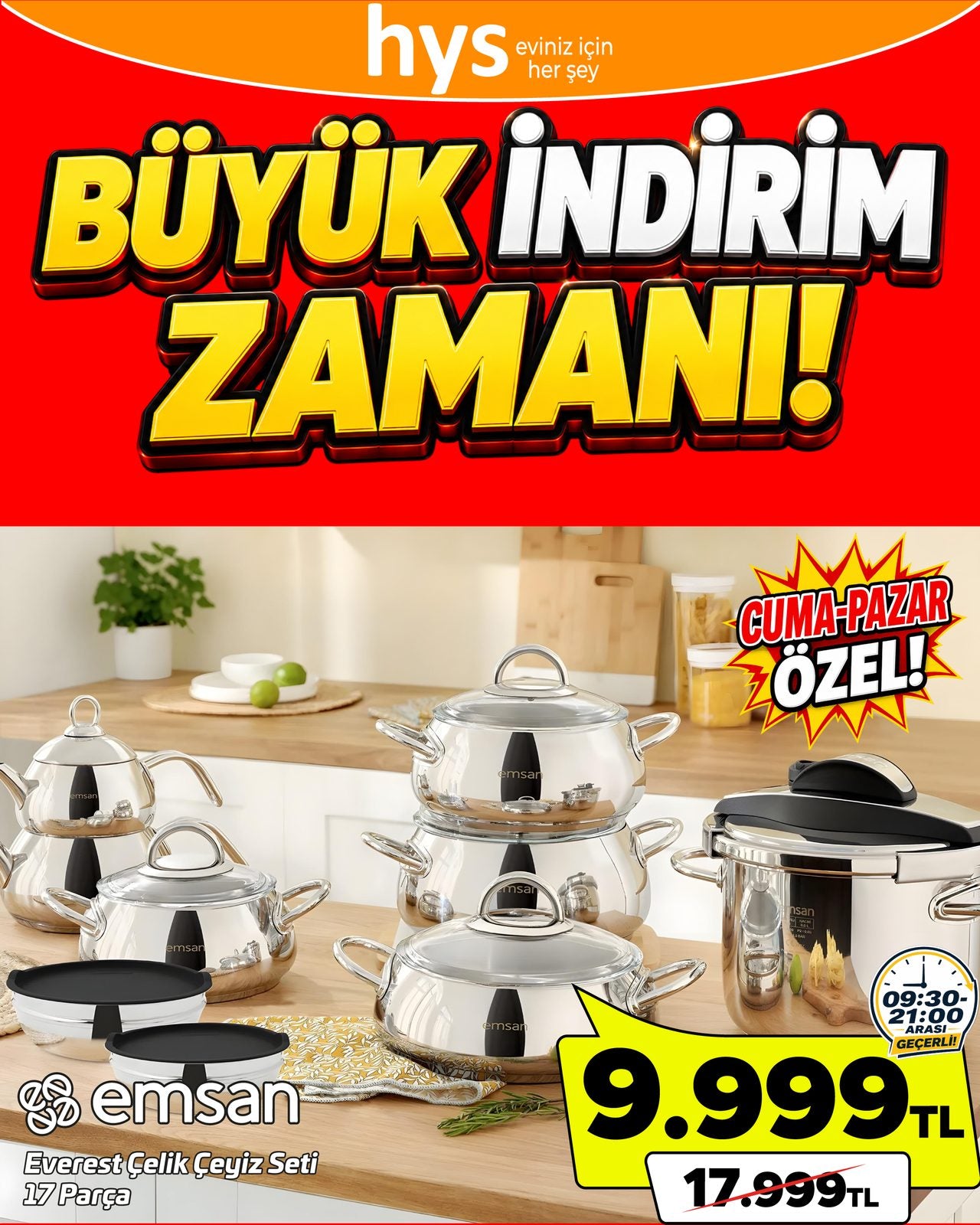 Emsan Çelik Çeyiz Seti