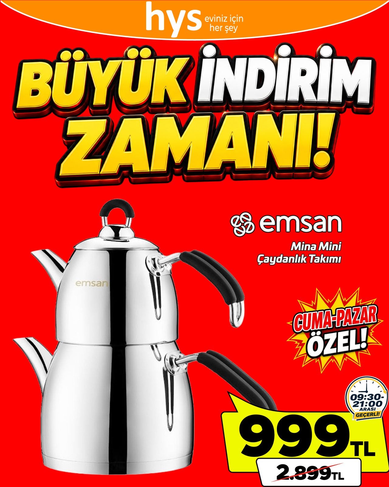 Emsan Mini Çaydanlık Takımı