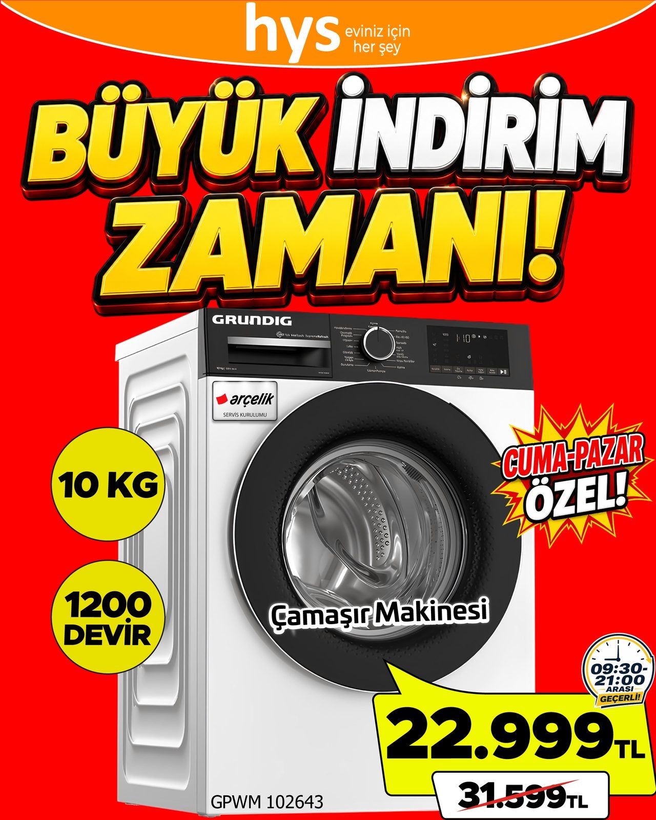 Grundig Çamaşır Makinesi