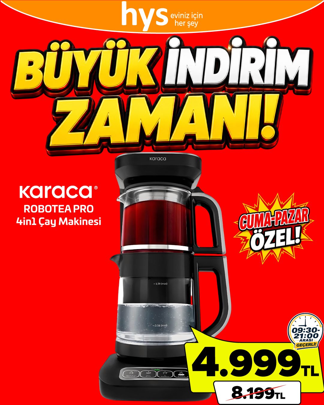 Karaca Robotea Pro Çay Makinesi