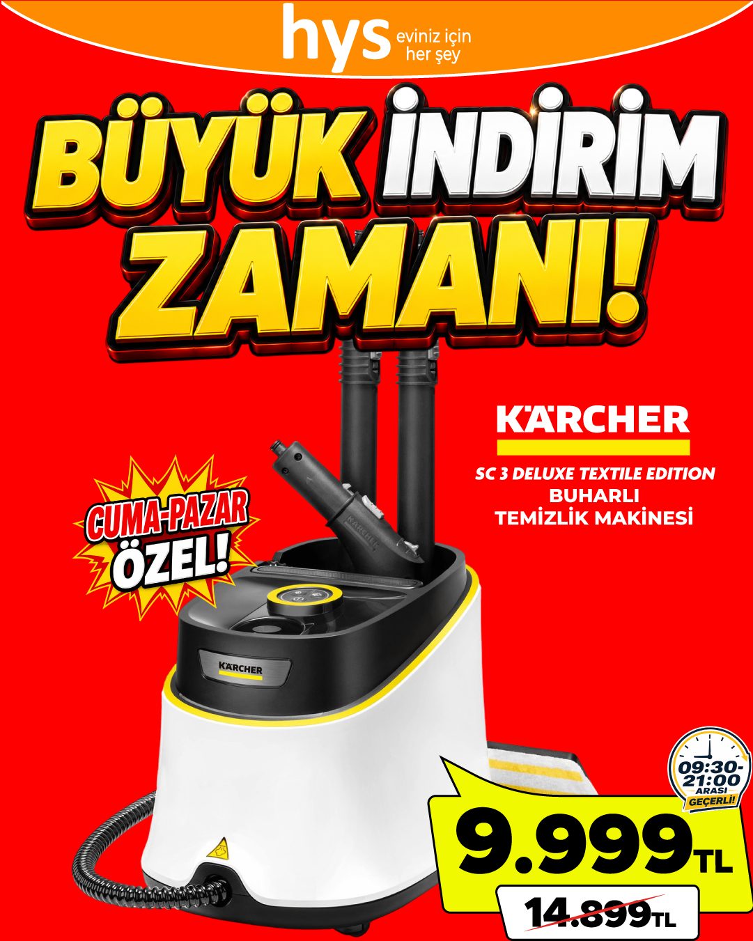 Karcher Buharlı Temizlik Makinesi