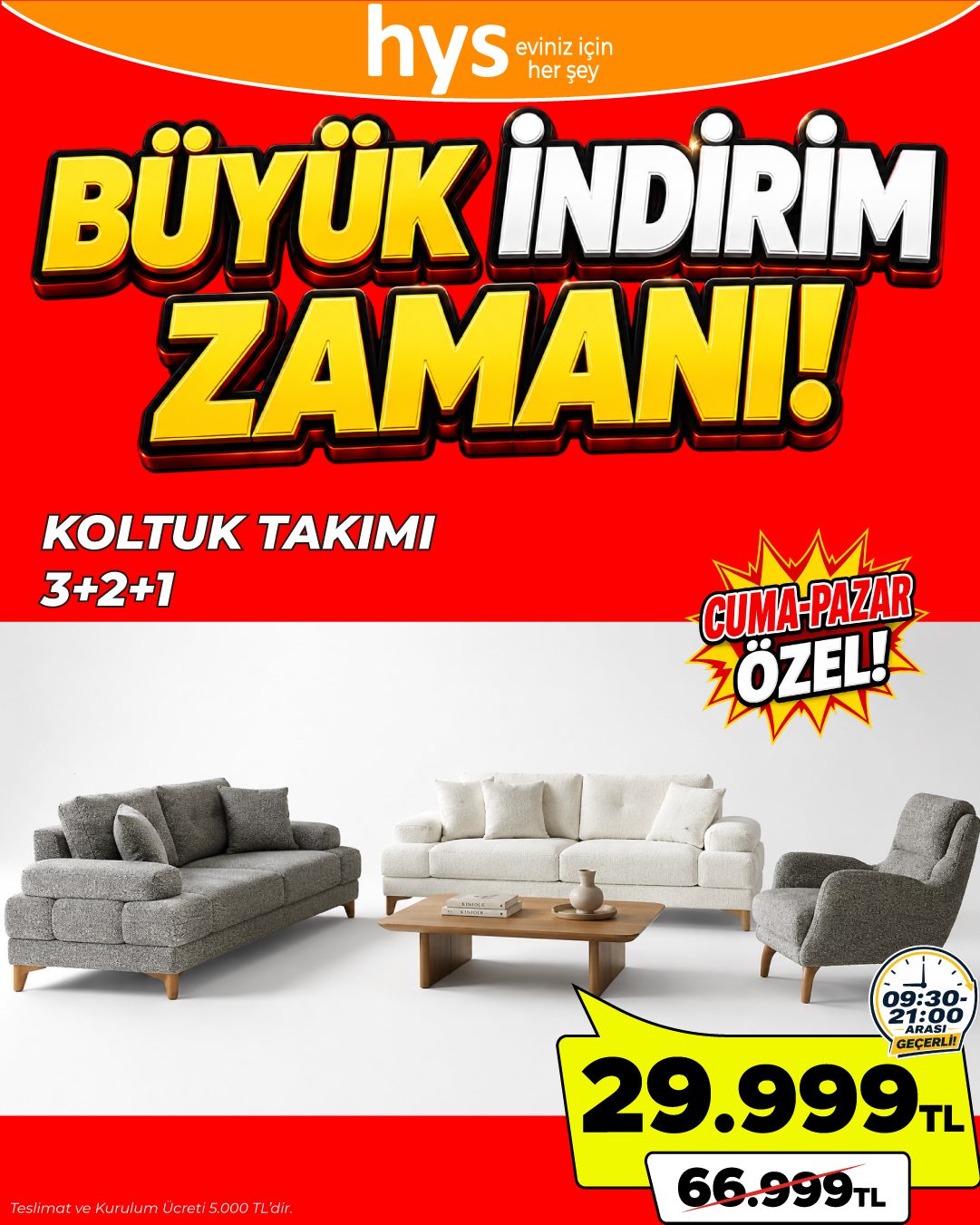 Koltuk Takımı 3+2+1