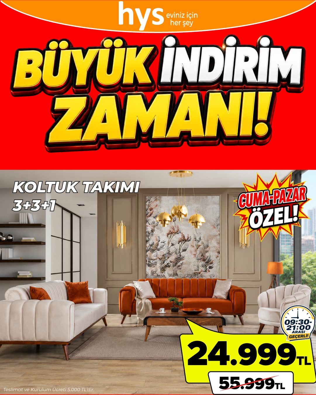 Koltuk Takımı 3+3+1