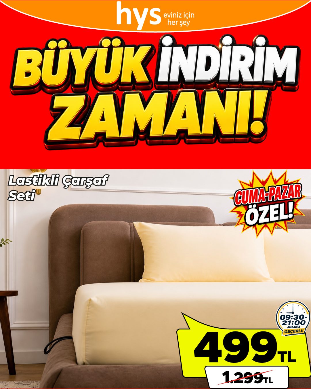 Lastikli Çarşaf Seti