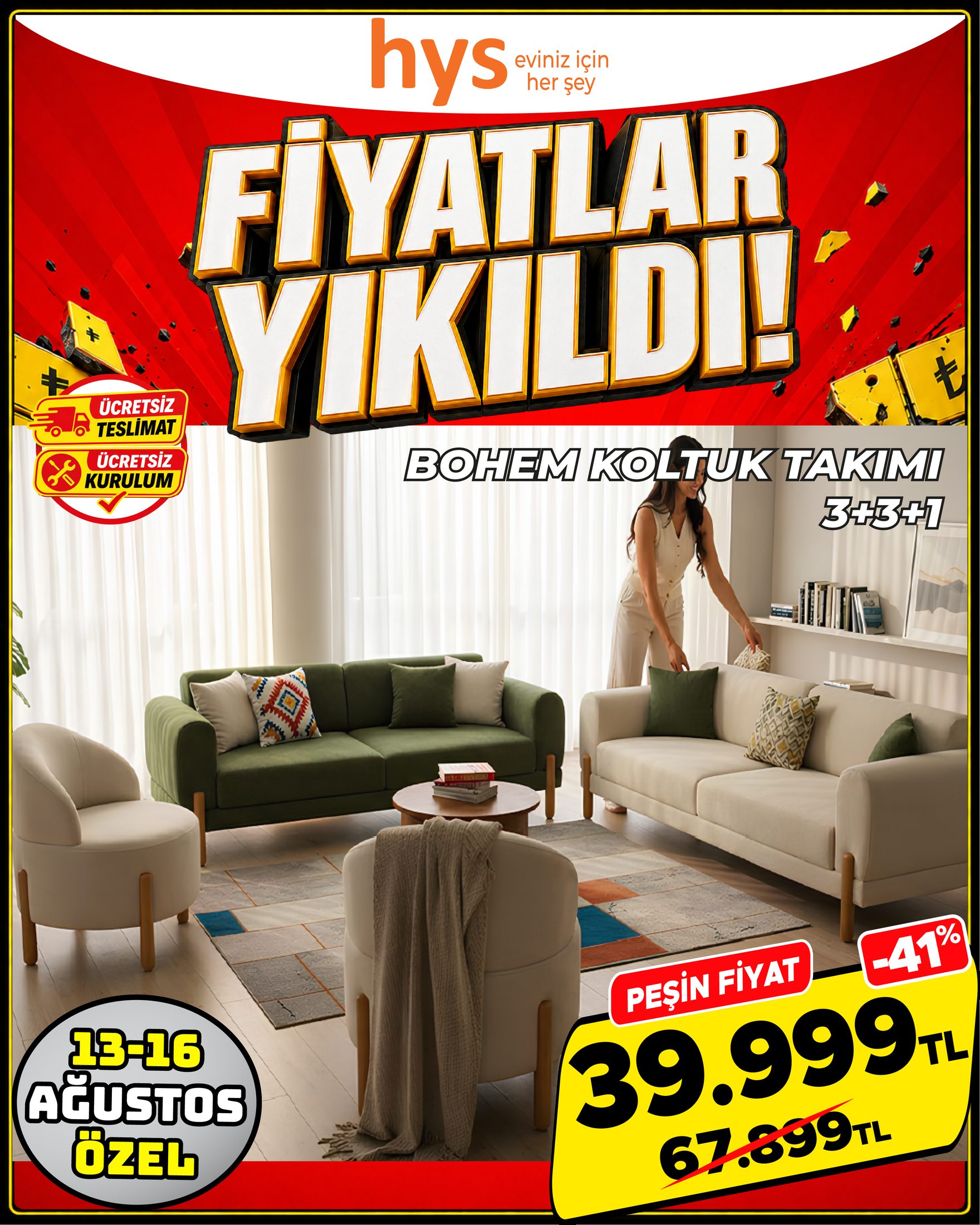 Bohem Koltuk Takımı Ürün ana görseli
