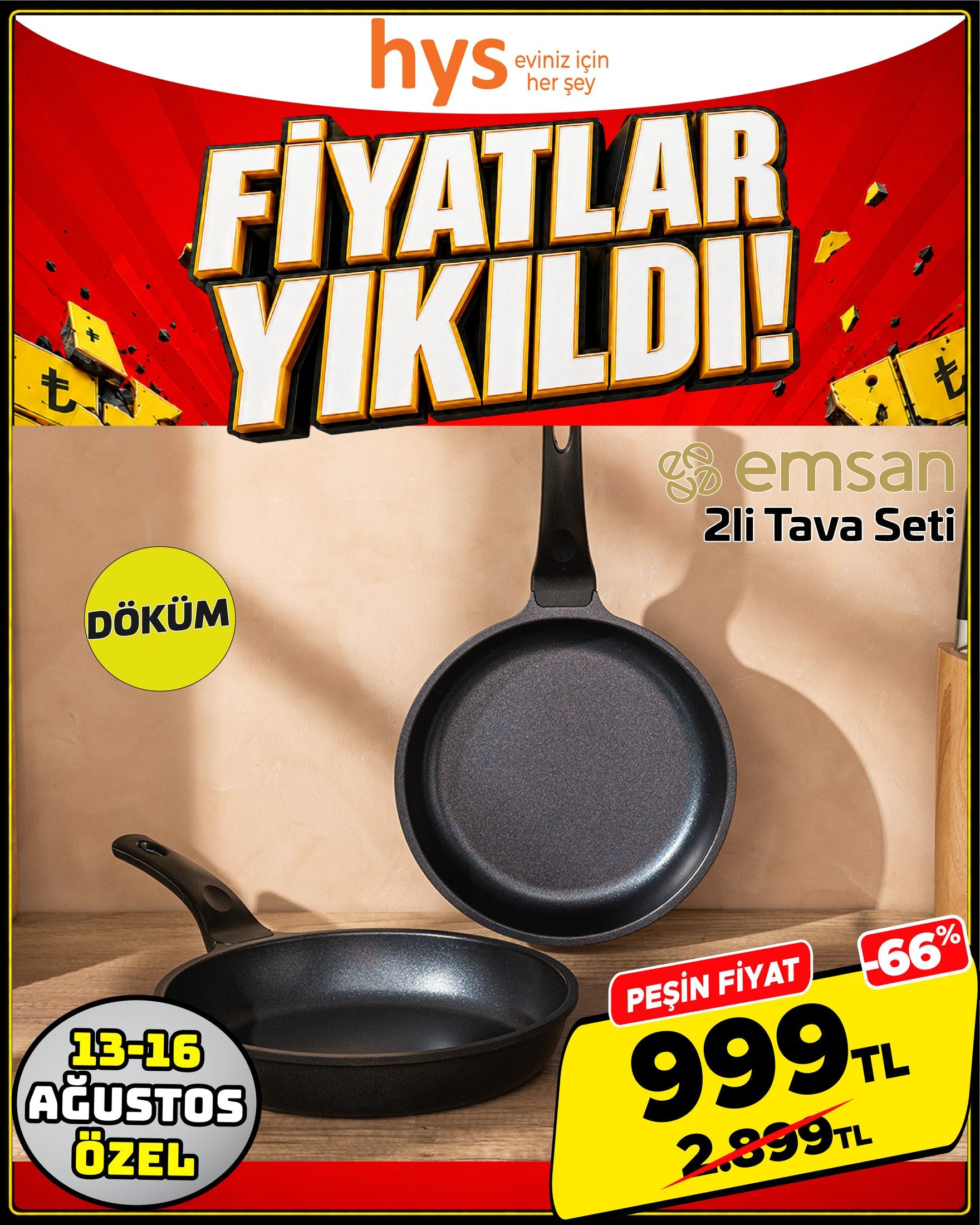 Emsan 2'li Tava Seti Ürün ana görseli