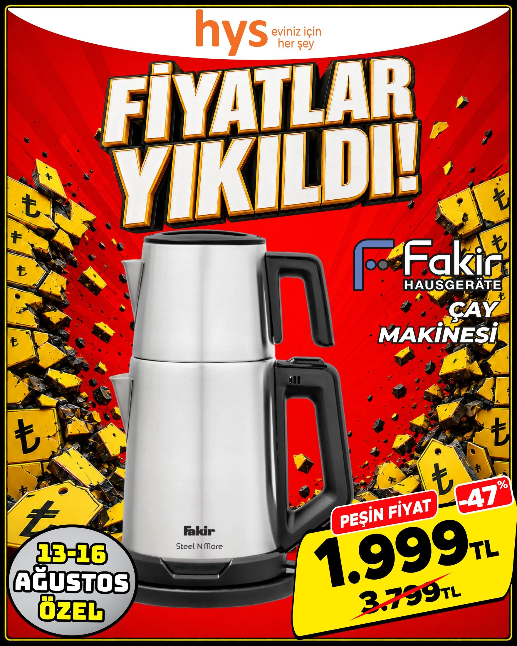 Fakir Çay Makinesi Ürün ana görseli