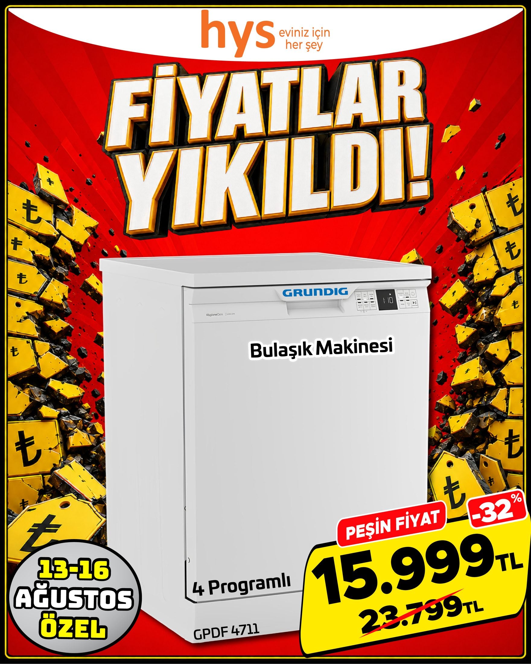 Grundig Bulaşık Makinesi
