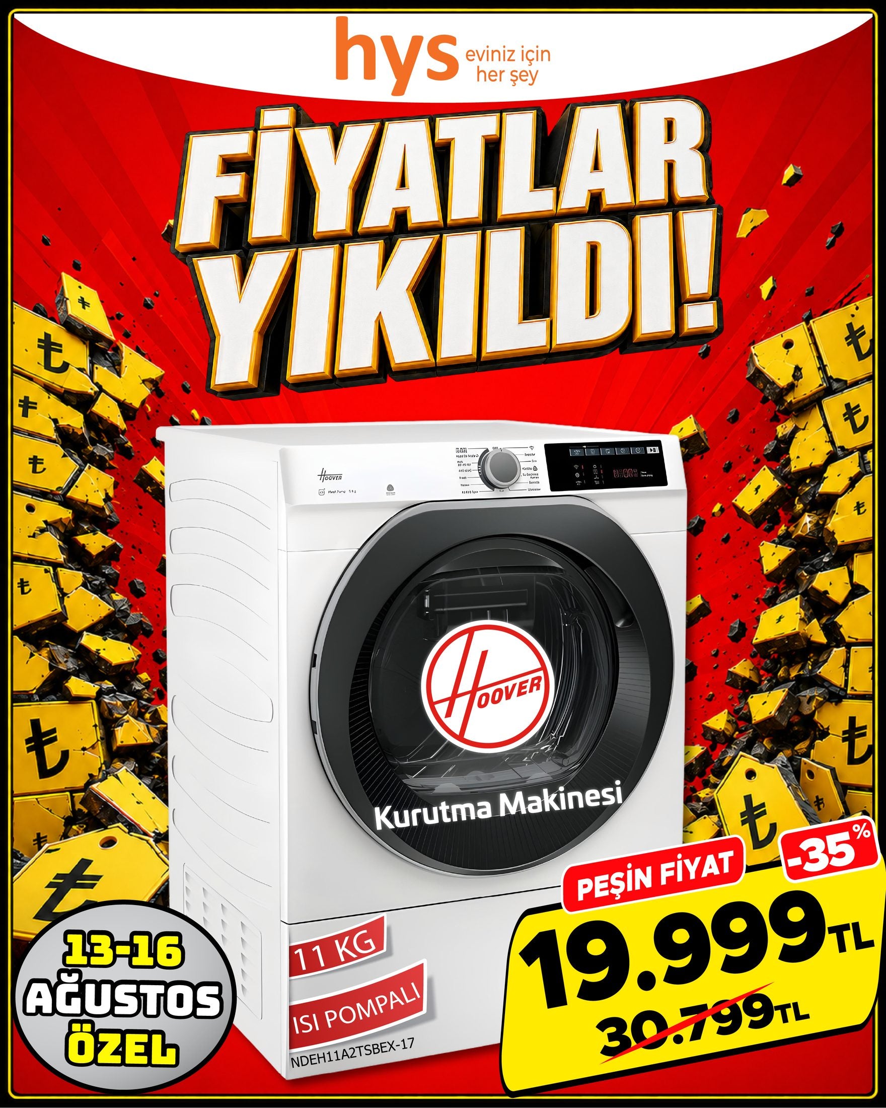 Hoover Kurutma Makinesi