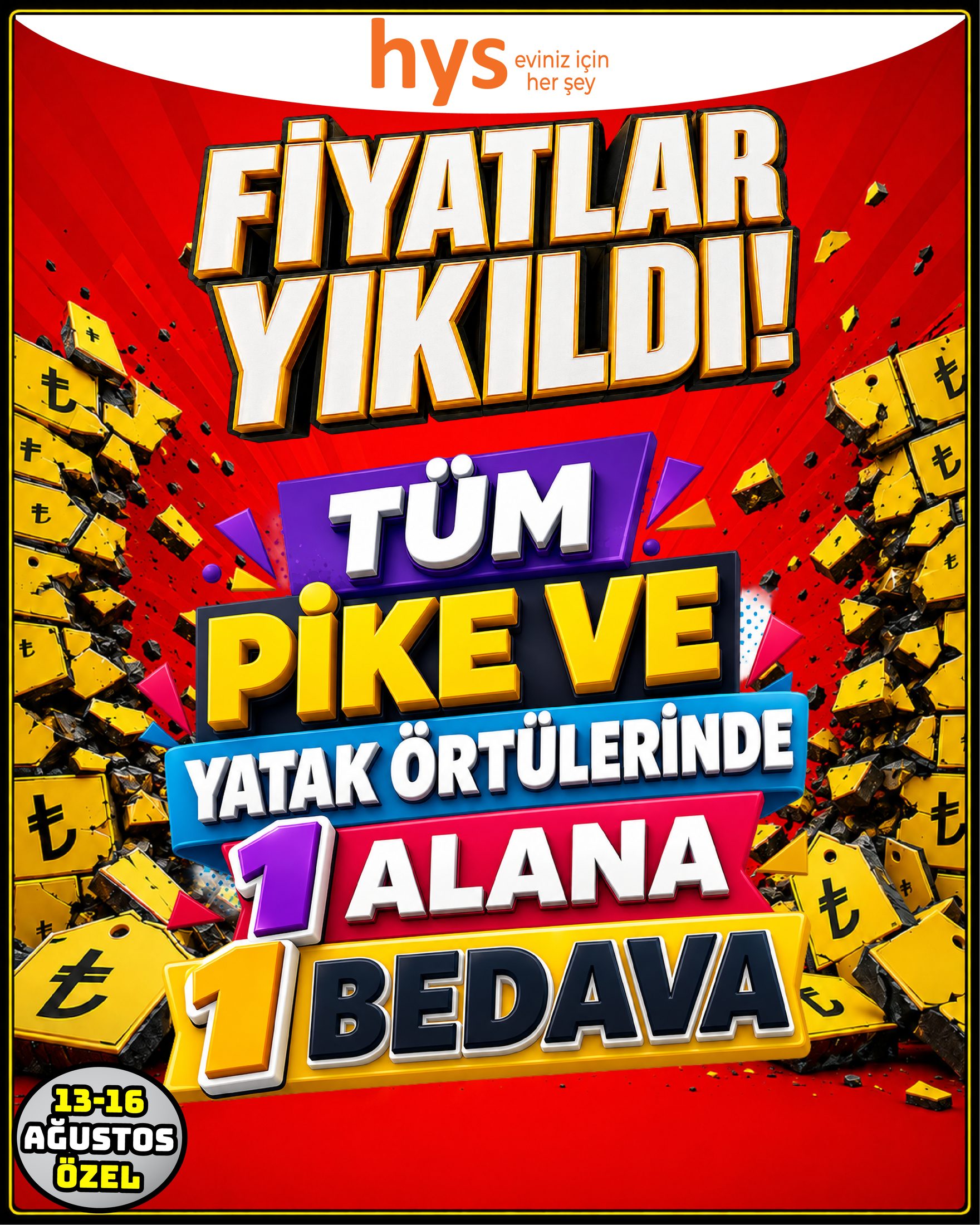 Pike ve Yatak Örtüsü Kampanyası Ürün ana görseli